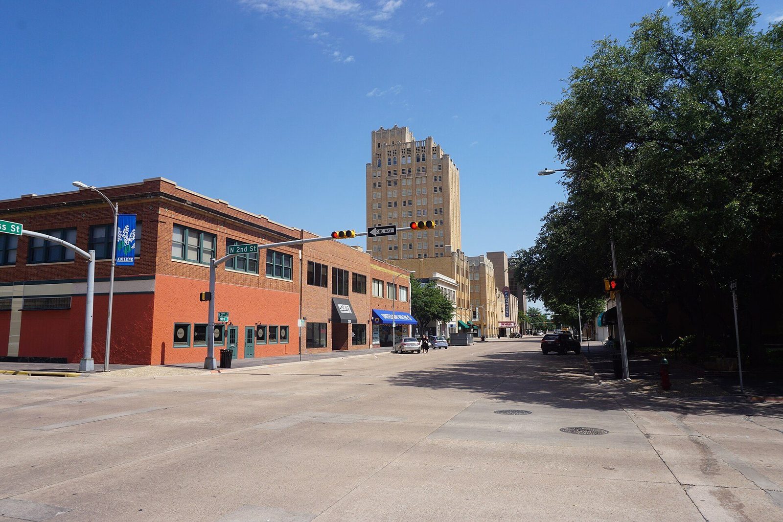 Abilene shopping route around Downtown Abilene shops