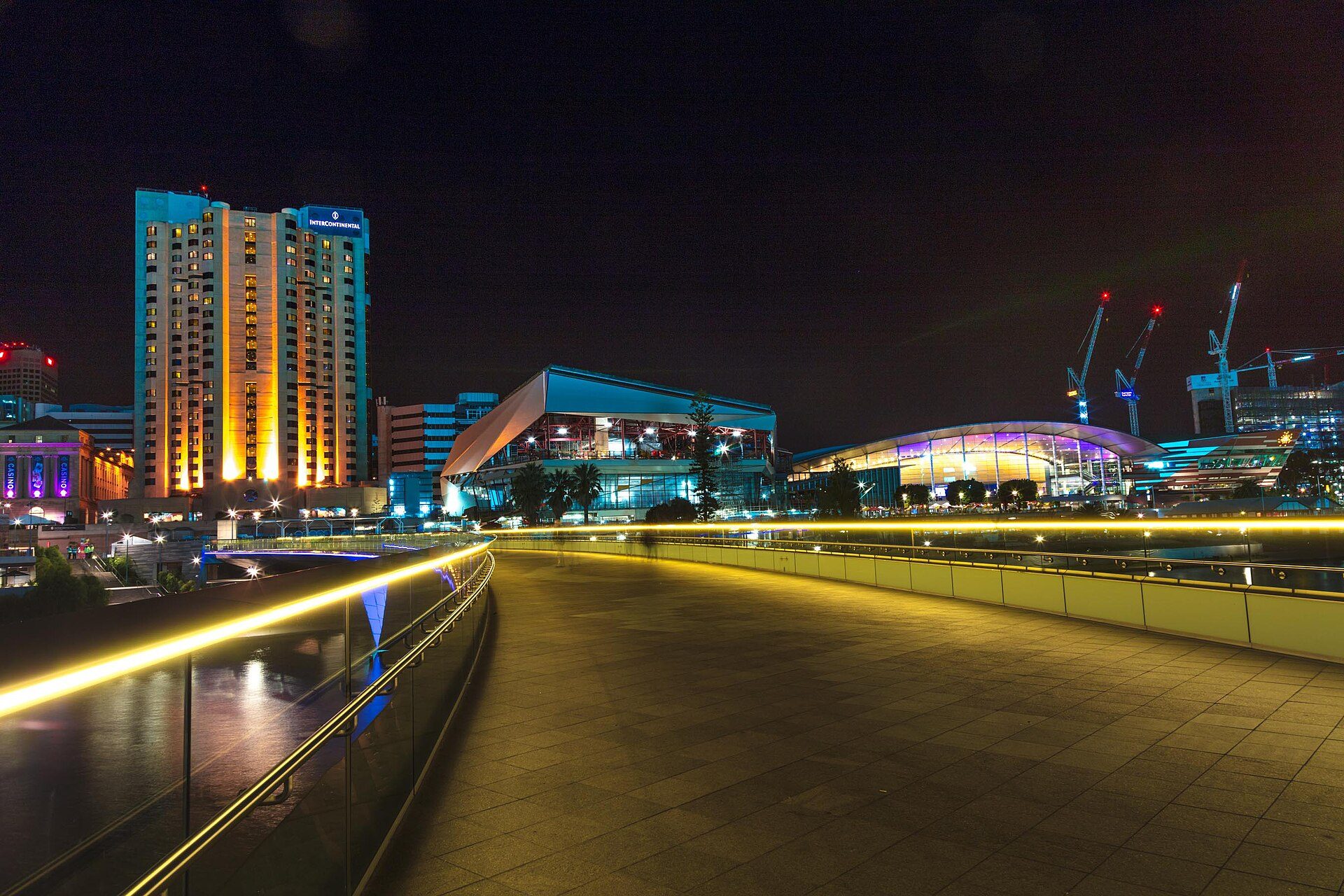 Adelaide Festival Centre at night