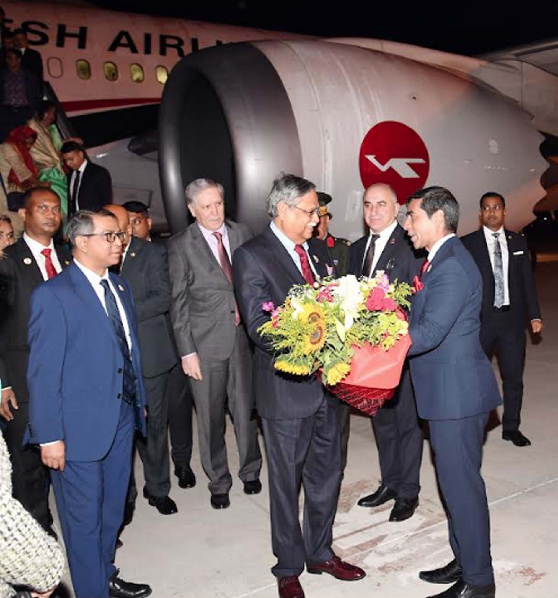 Airport or transfer scene in Ankara