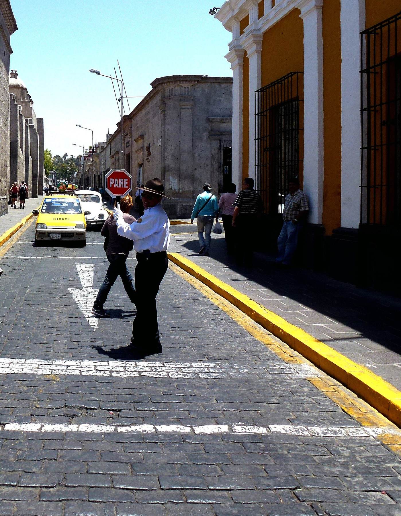 Restaurant scene in Arequipa