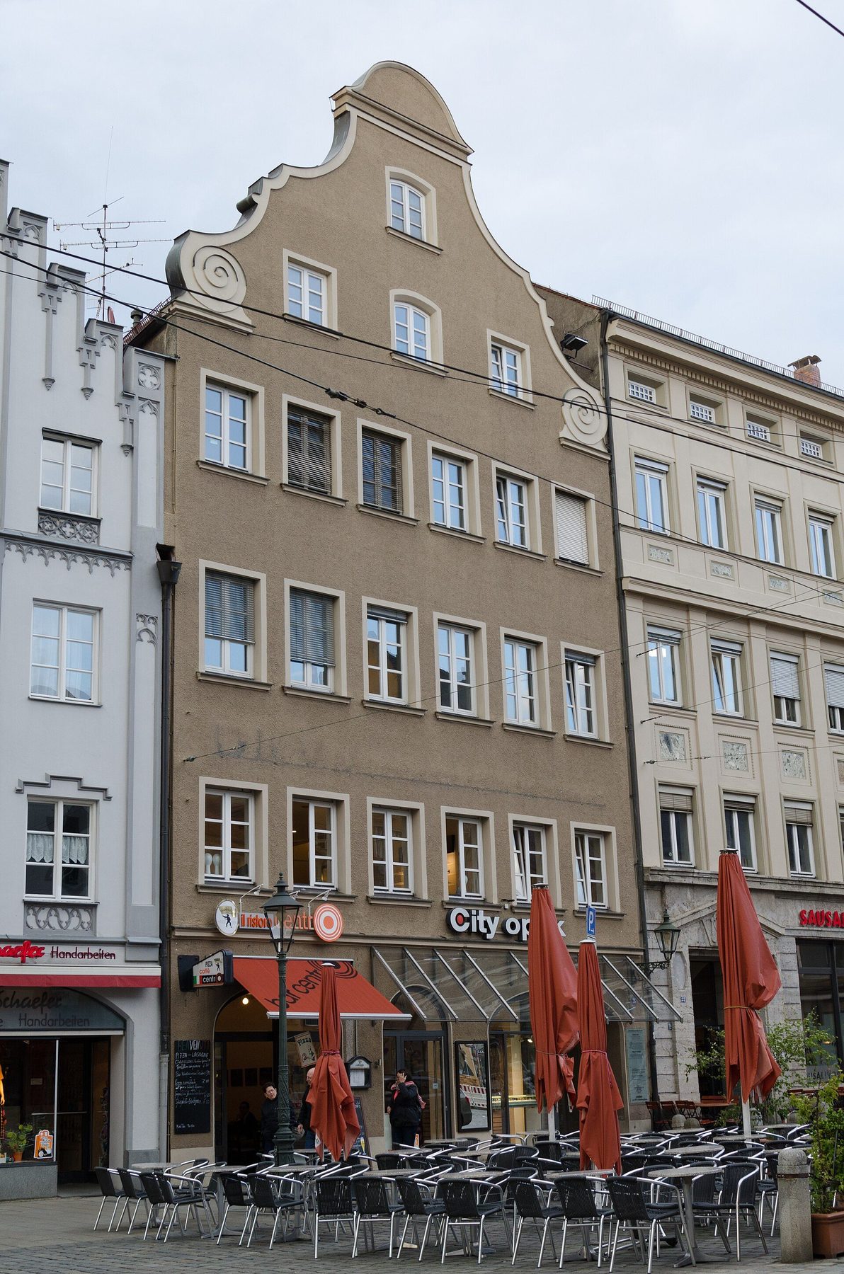 Augsburg planning base near Altstadt/Rathausplatz