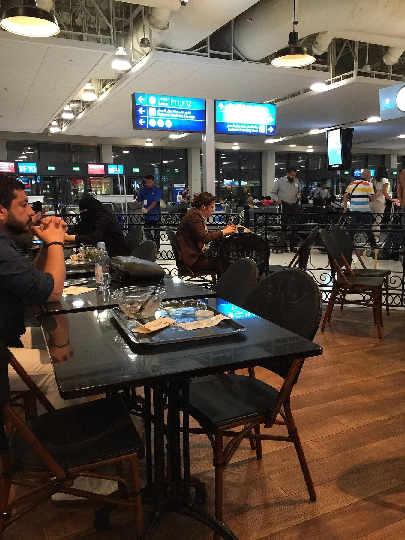 Airport or transfer scene in Baku