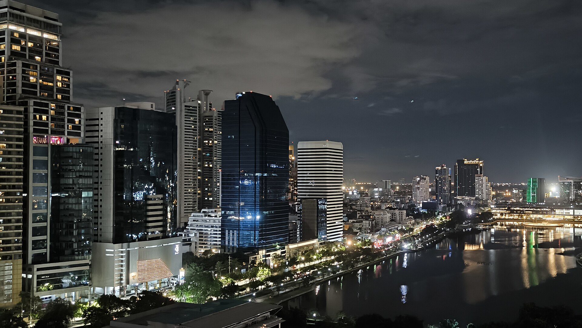 Evening scene in Bangkok