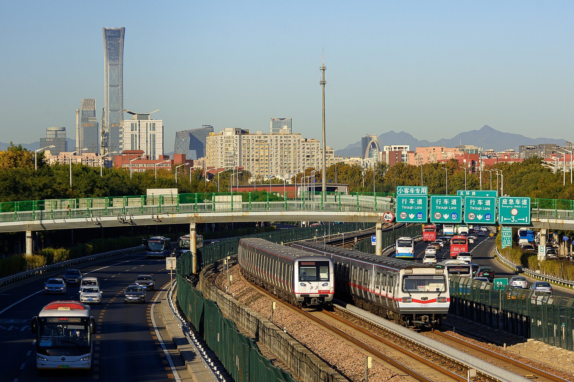 Transit scene in Beijing