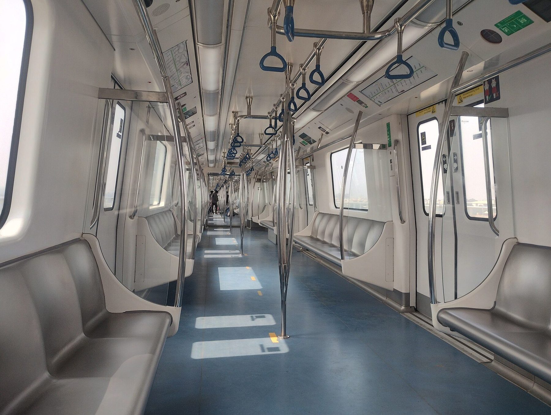 Namma Metro scene in Bengaluru