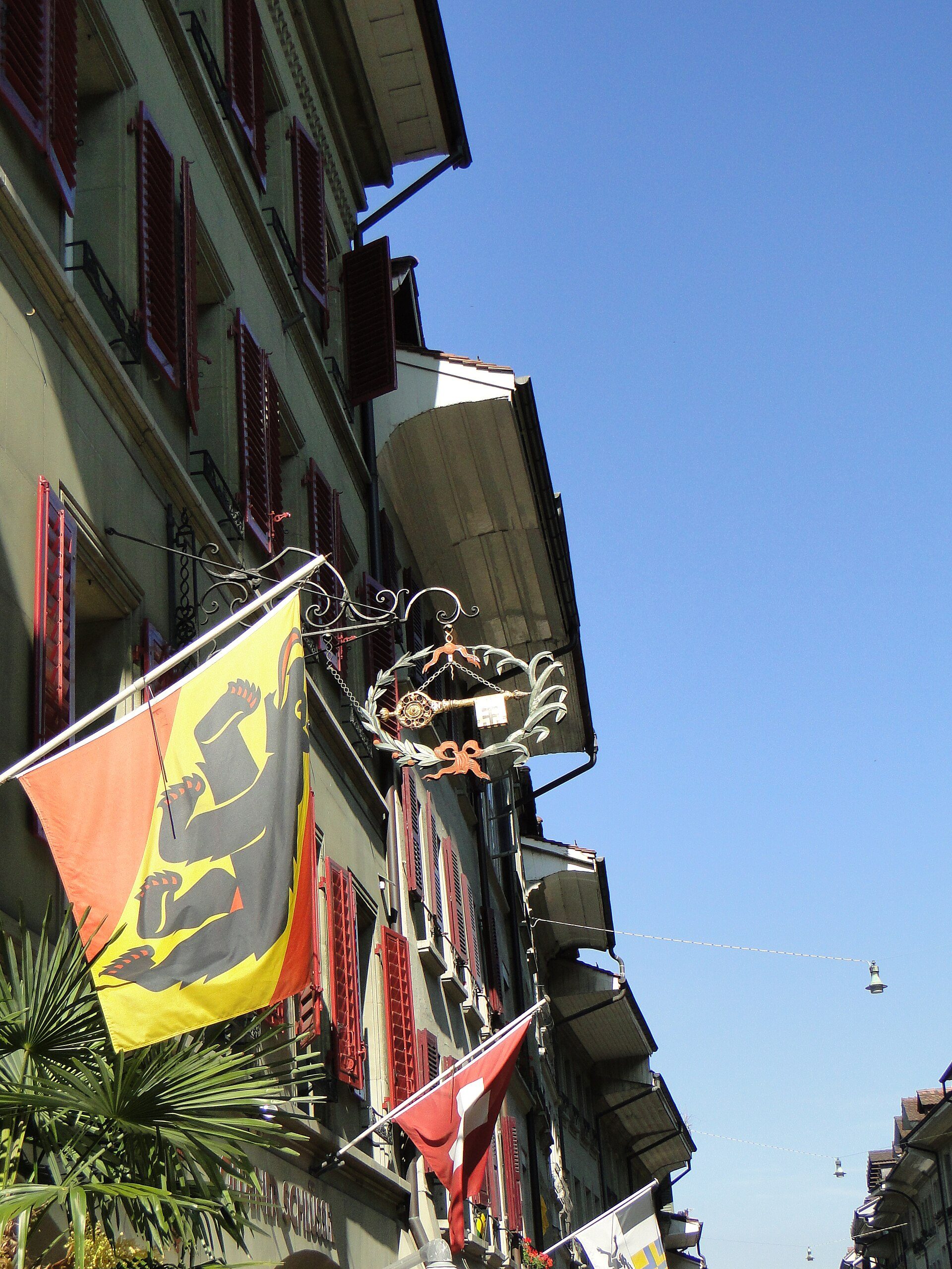 Shopping neighborhood in Bern