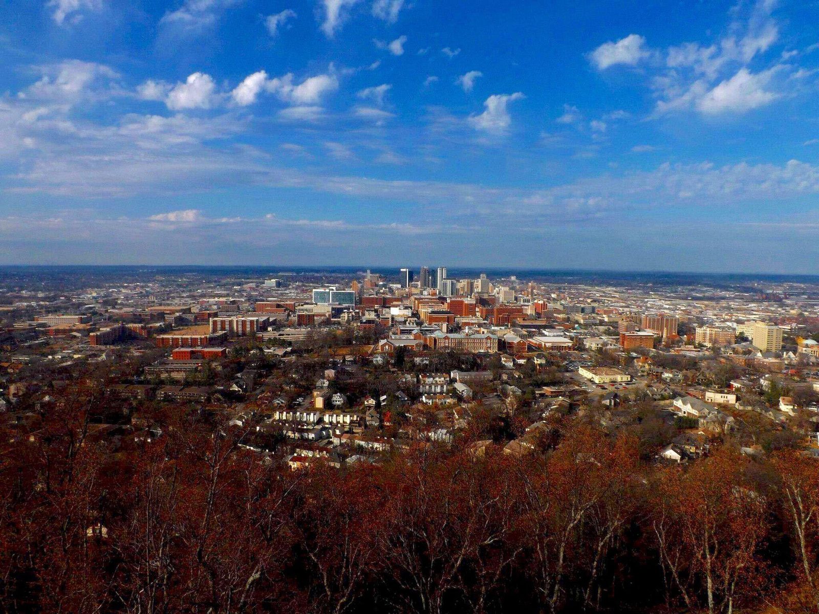 Birmingham itinerary anchor at Vulcan Park