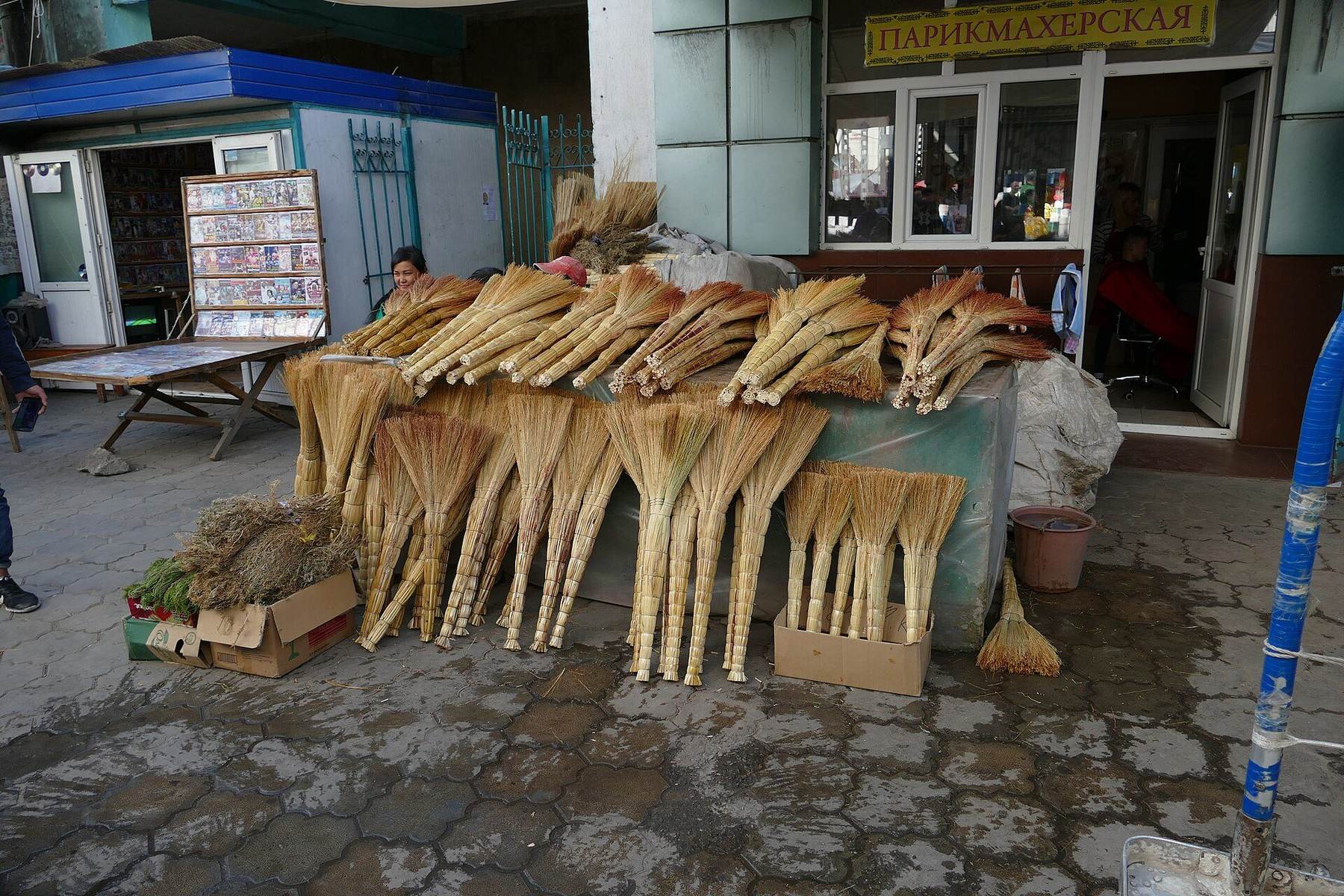 Shopping scene in Bishkek