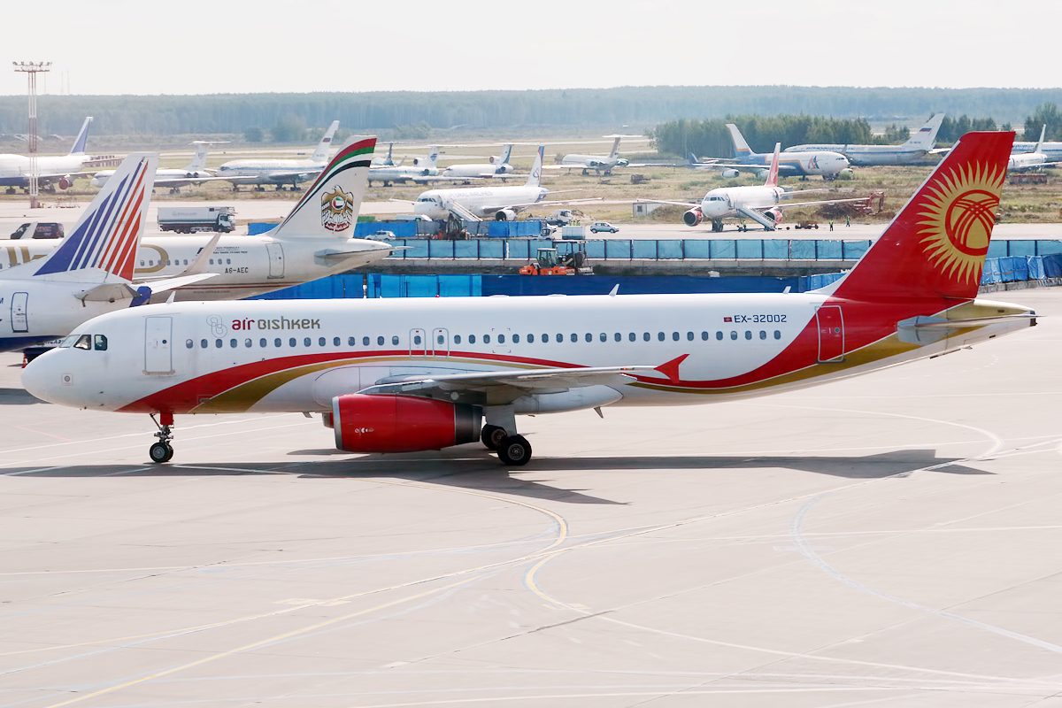 Transport scene in Bishkek