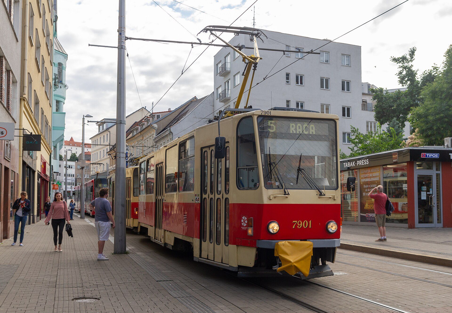 Transit scene in Bratislava