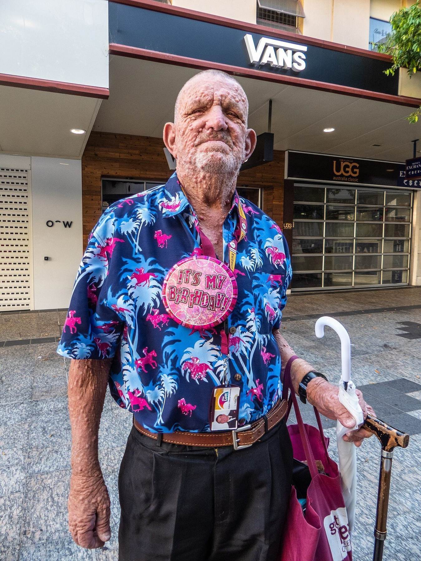 Shopping district in Brisbane