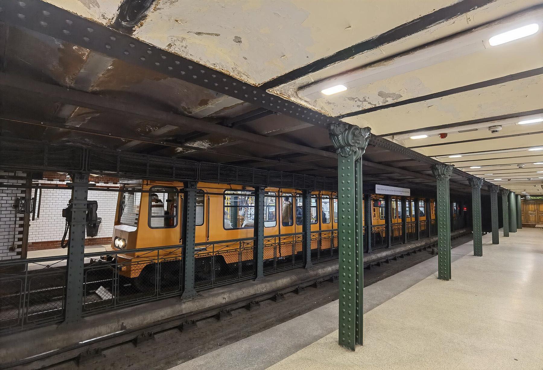 Metro station in Budapest