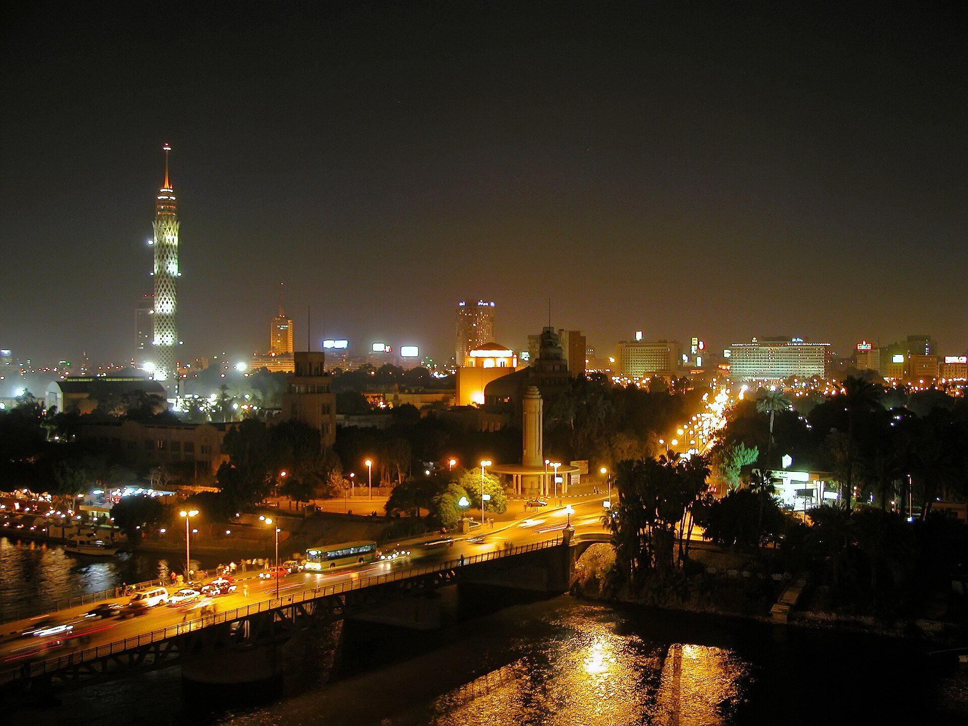 Evening scene in Cairo