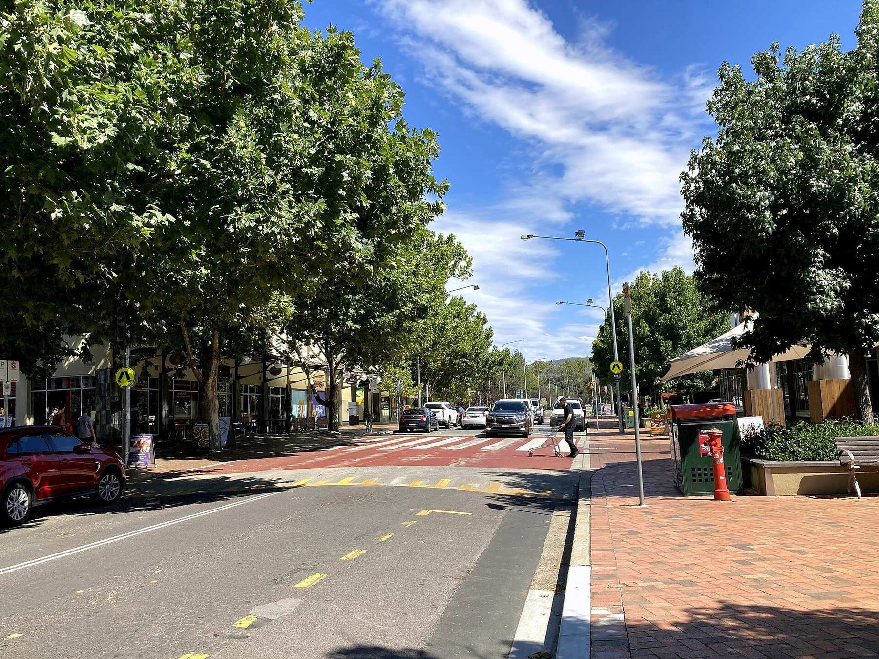 Shopping street or precinct in Canberra