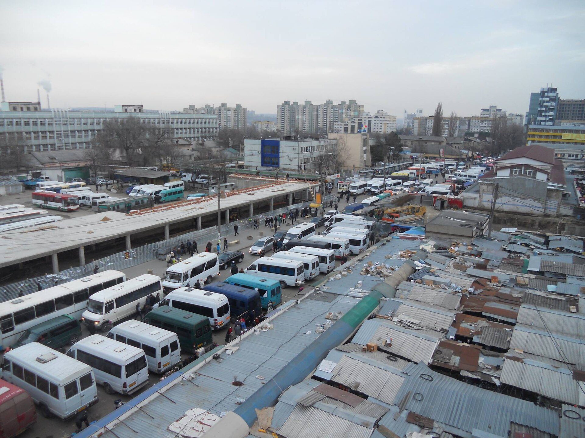 Shopping scene in Chisinau