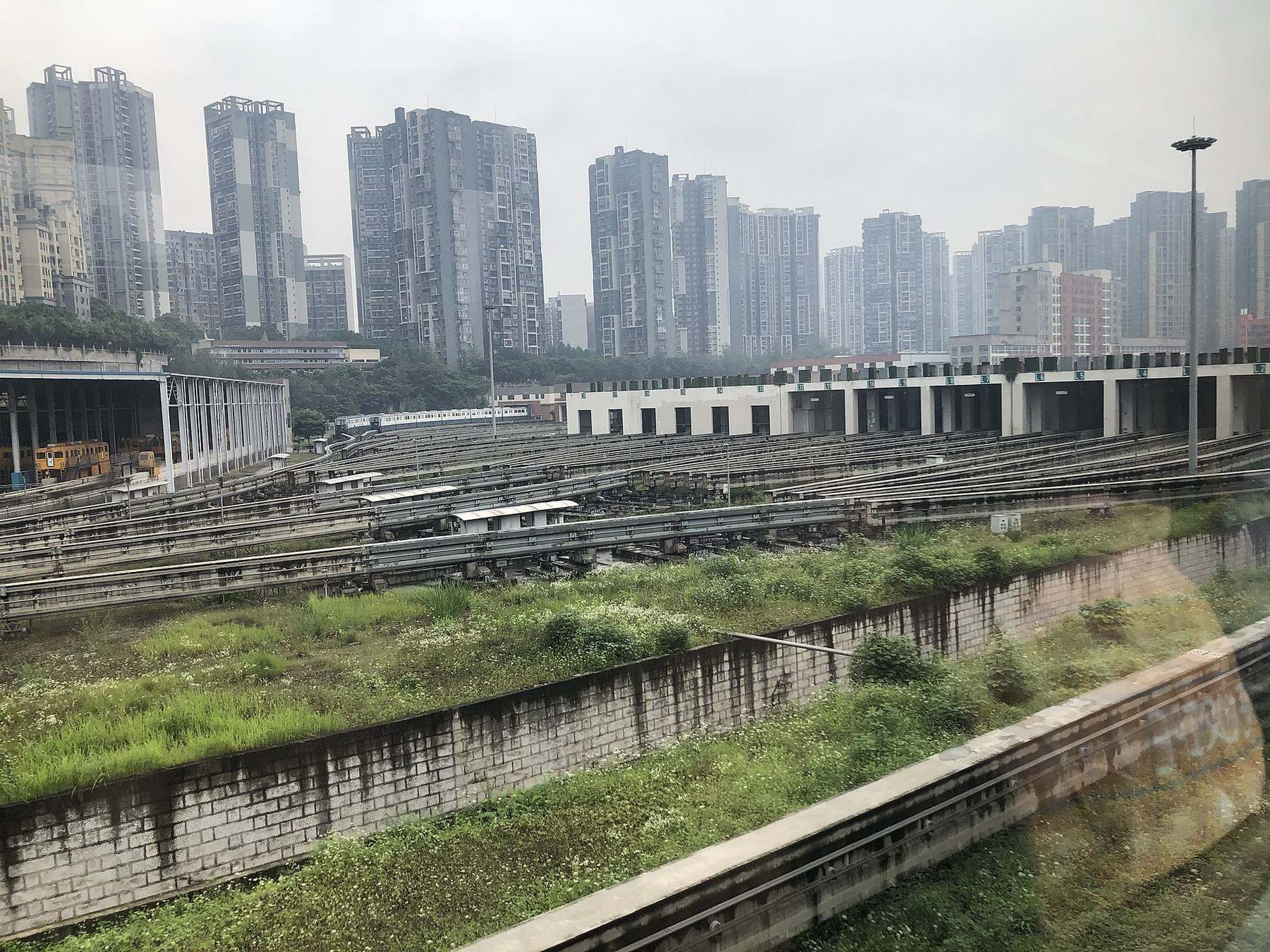 Chongqing rail transit scene