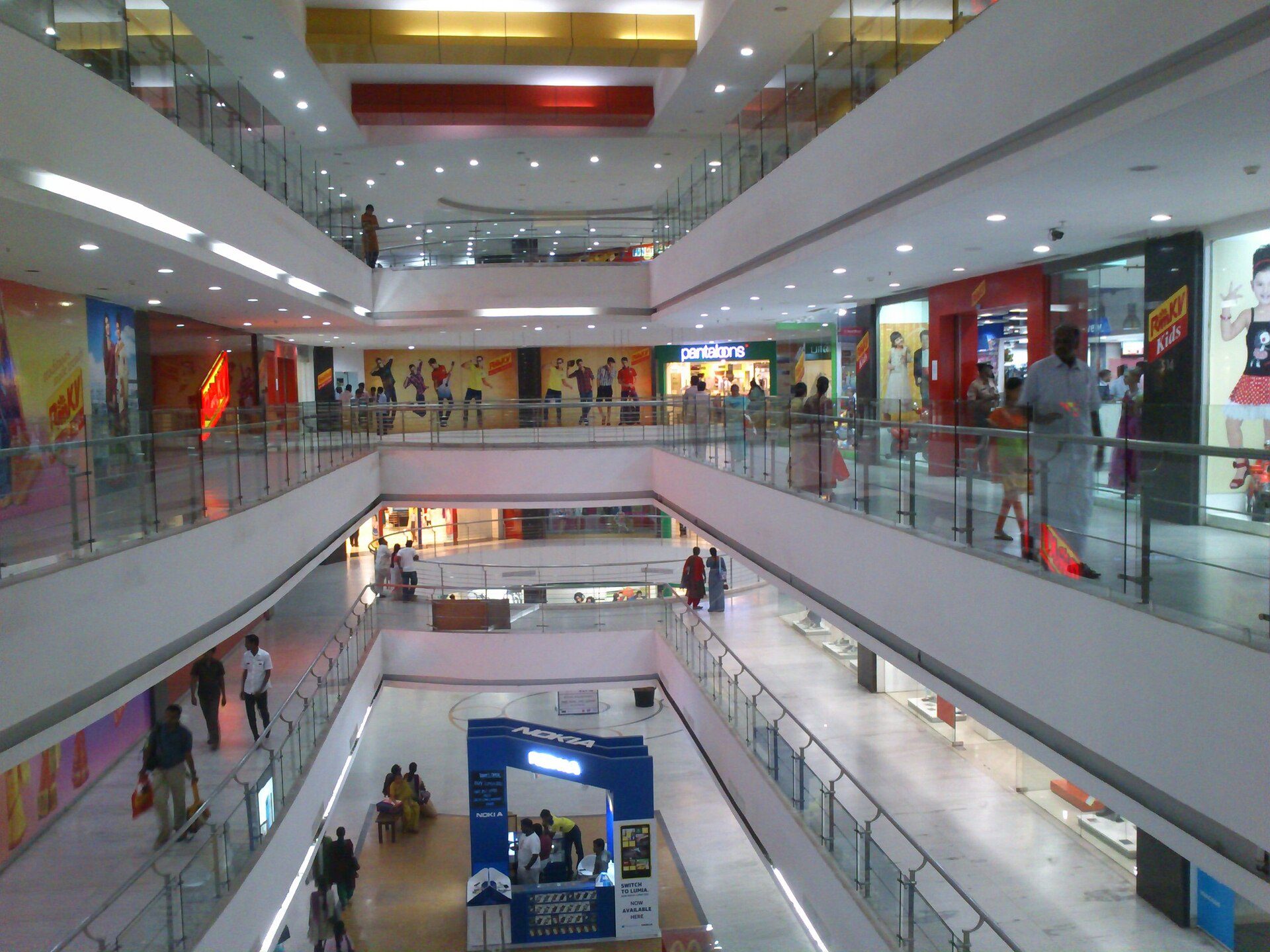 Shopping scene in Coimbatore