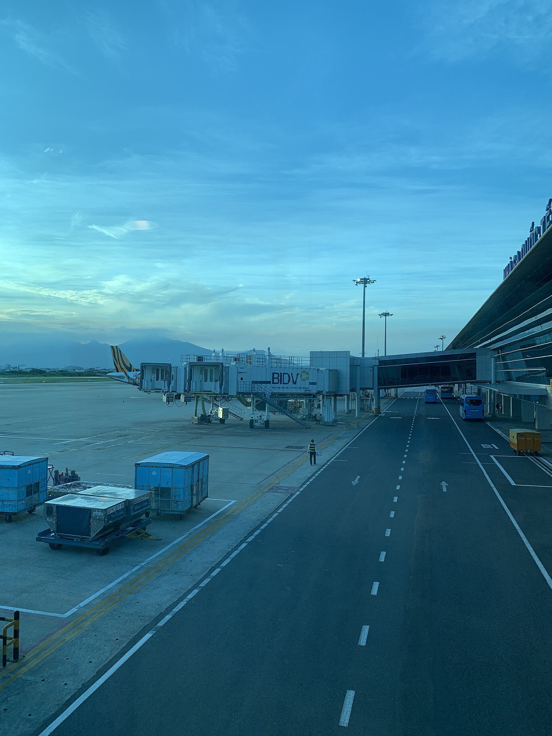 Da Nang airport arrival area