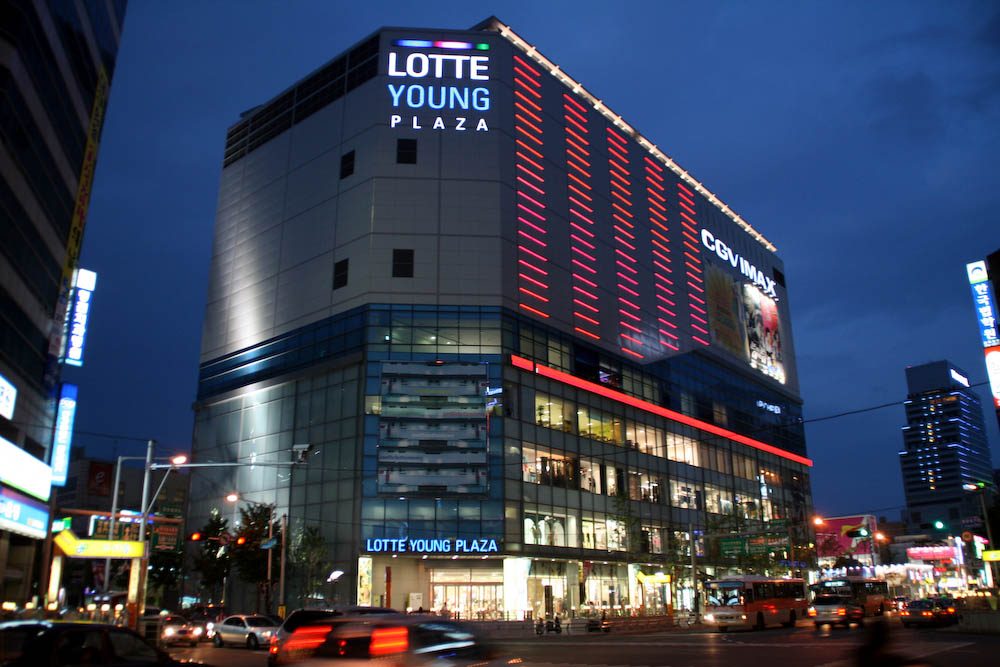 Shopping scene in Daegu