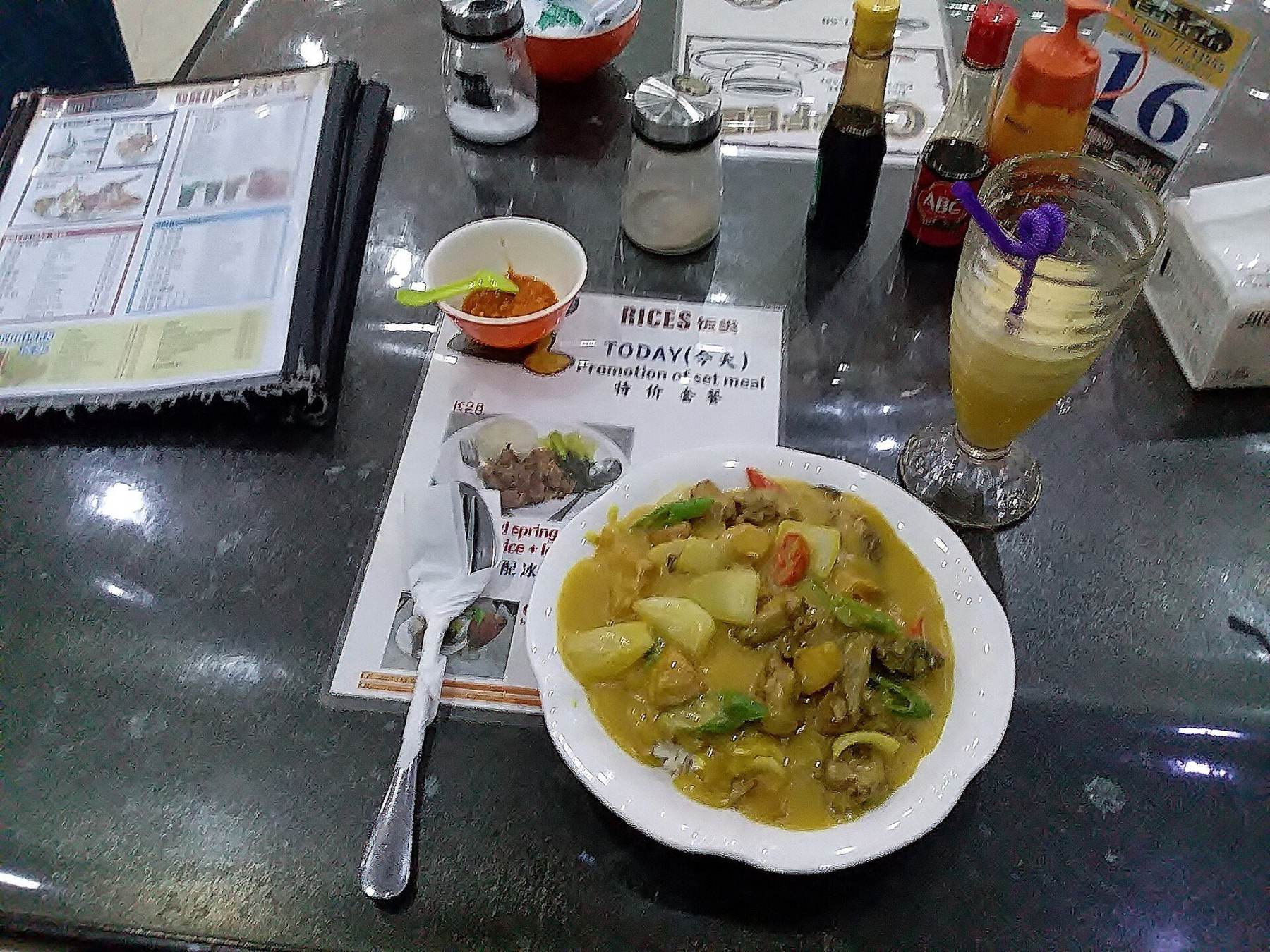 Restaurant scene in Dili