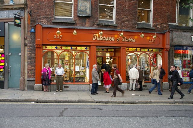 Shopping neighborhood in Dublin