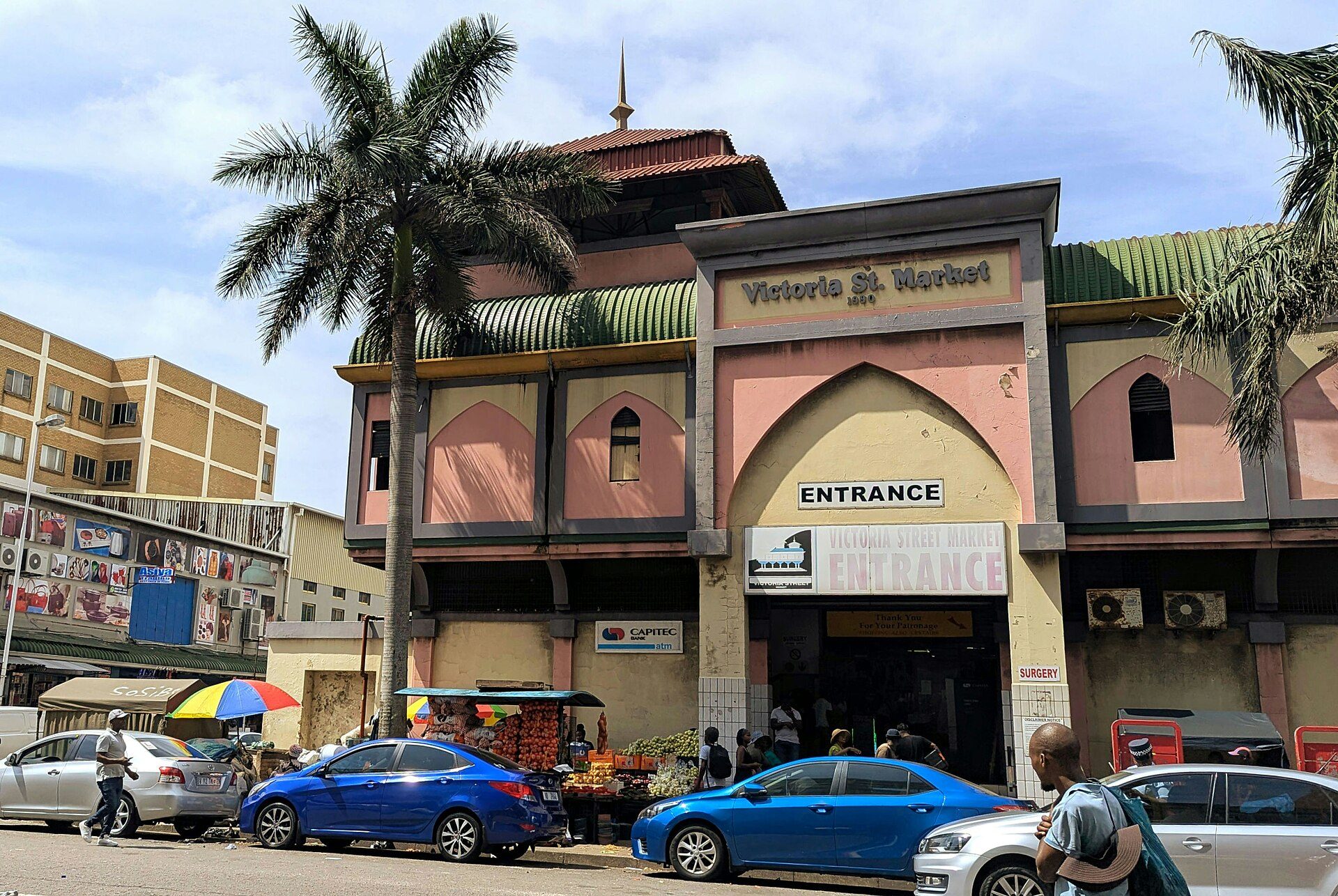 Shopping scene in Durban