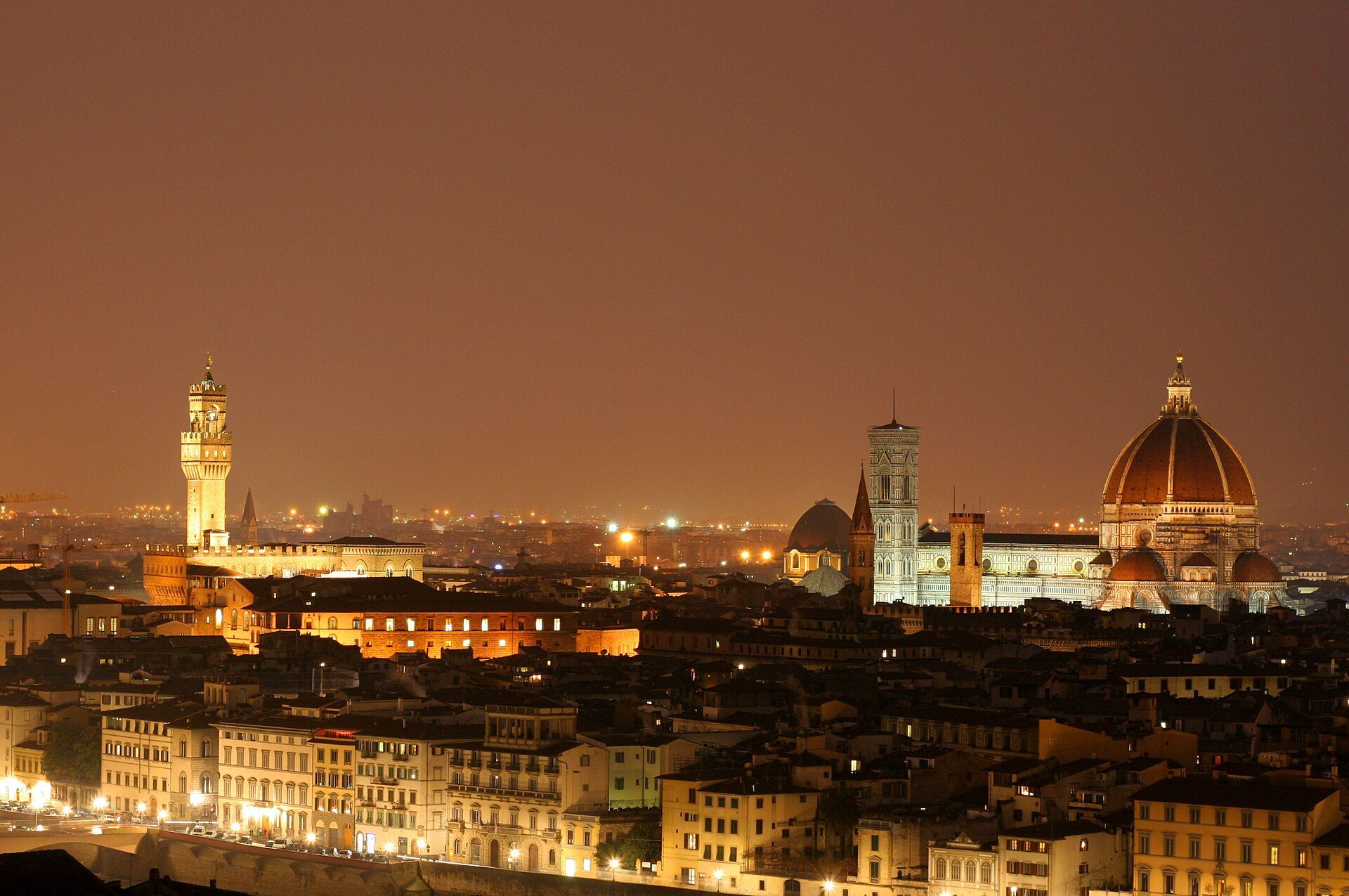 Evening scene in Florence