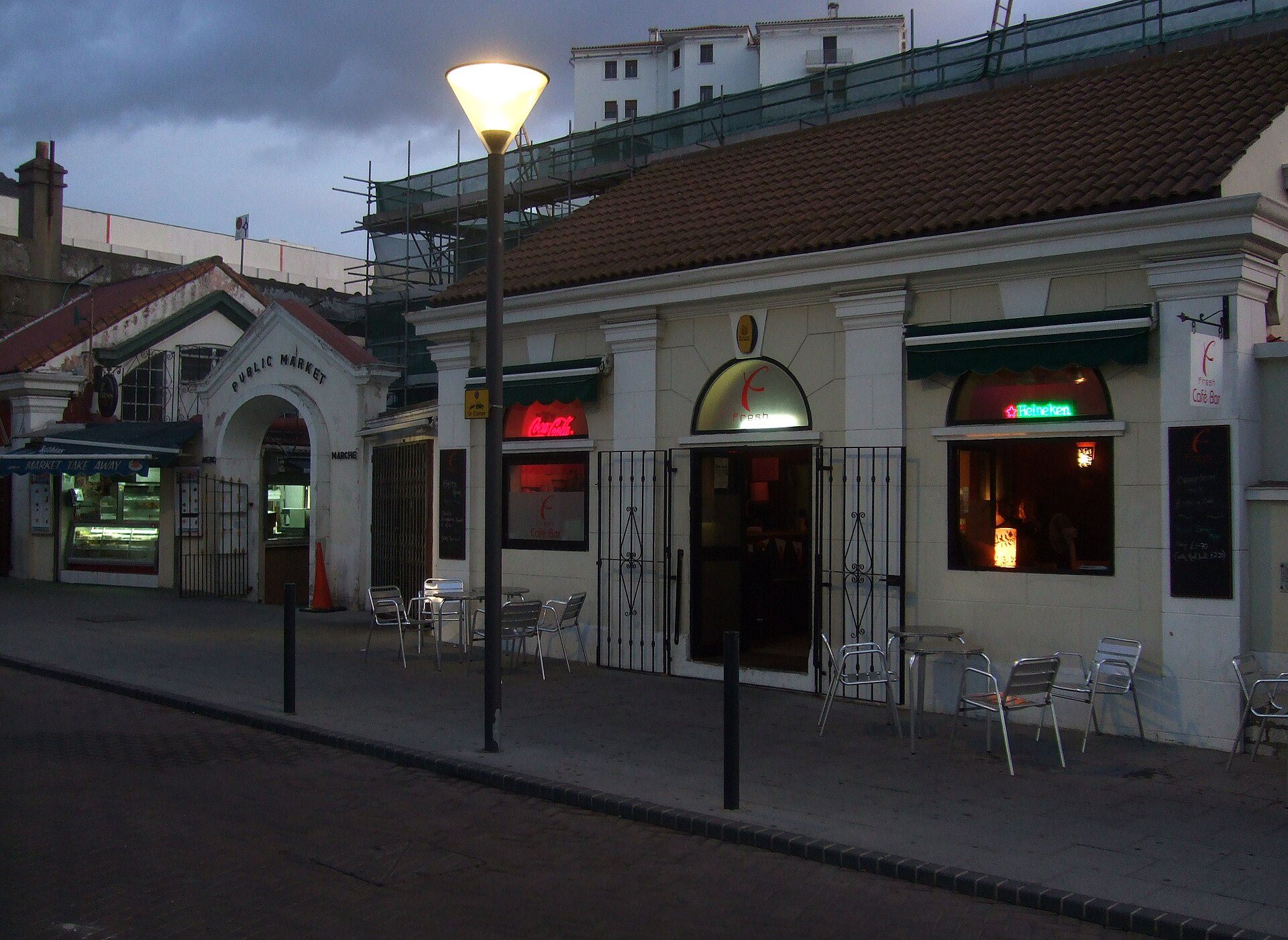 Shopping scene in Gibraltar