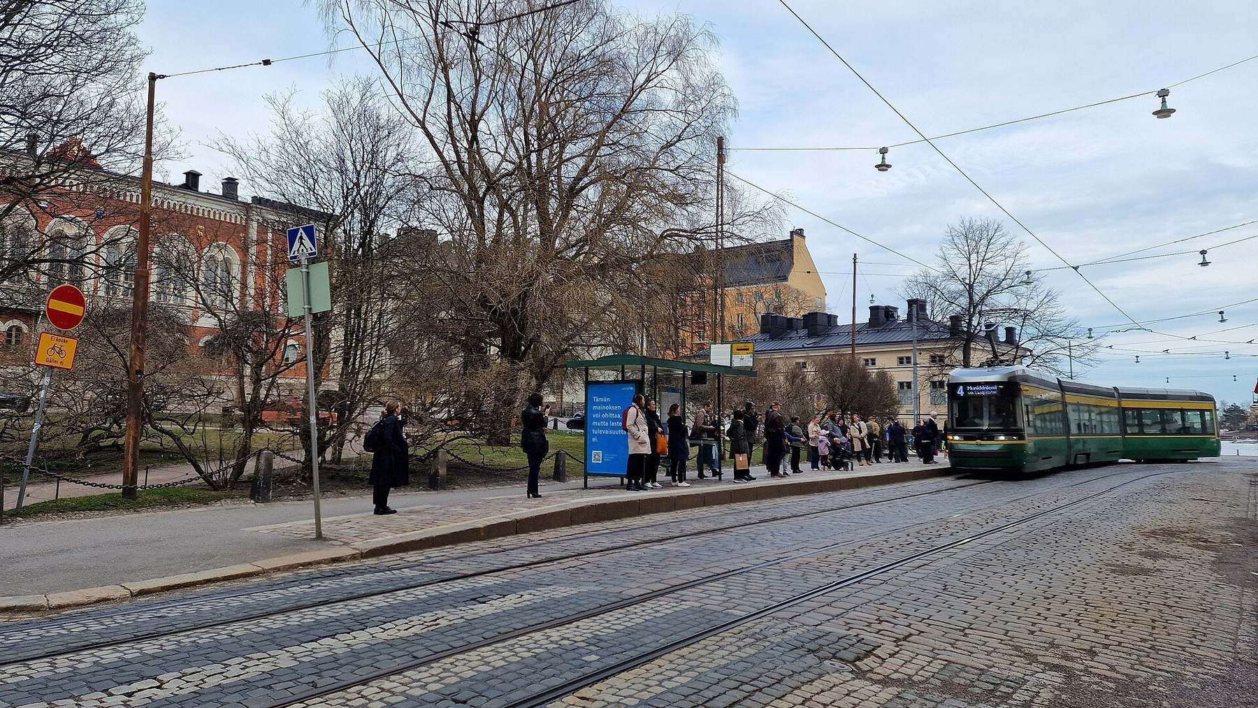 Shopping street in Helsinki