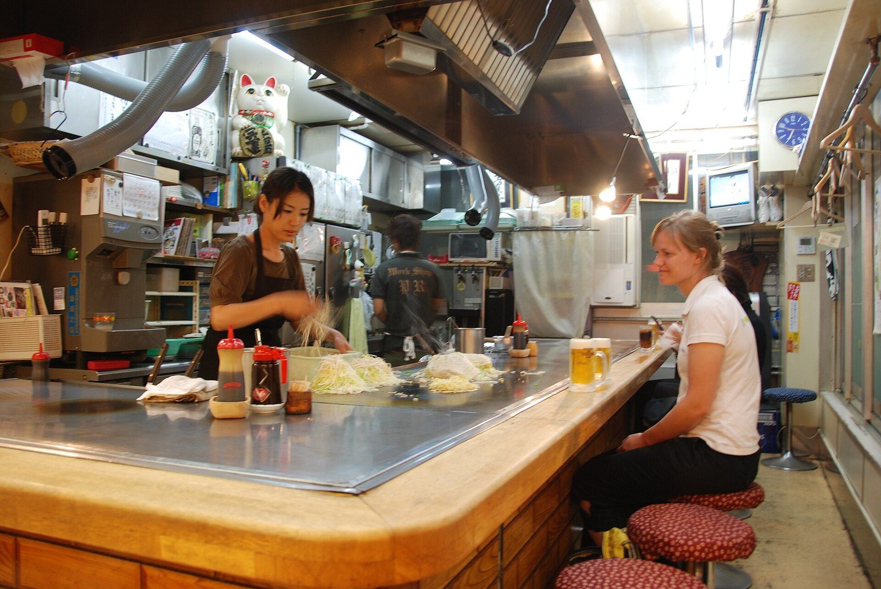 Dining scene in Hiroshima