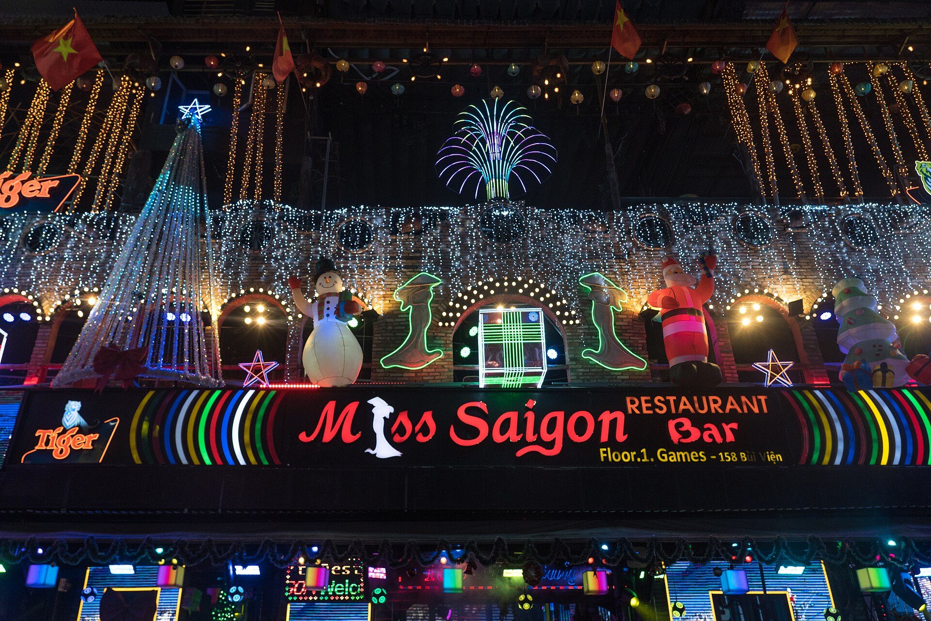 Night scene in Ho Chi Minh City
