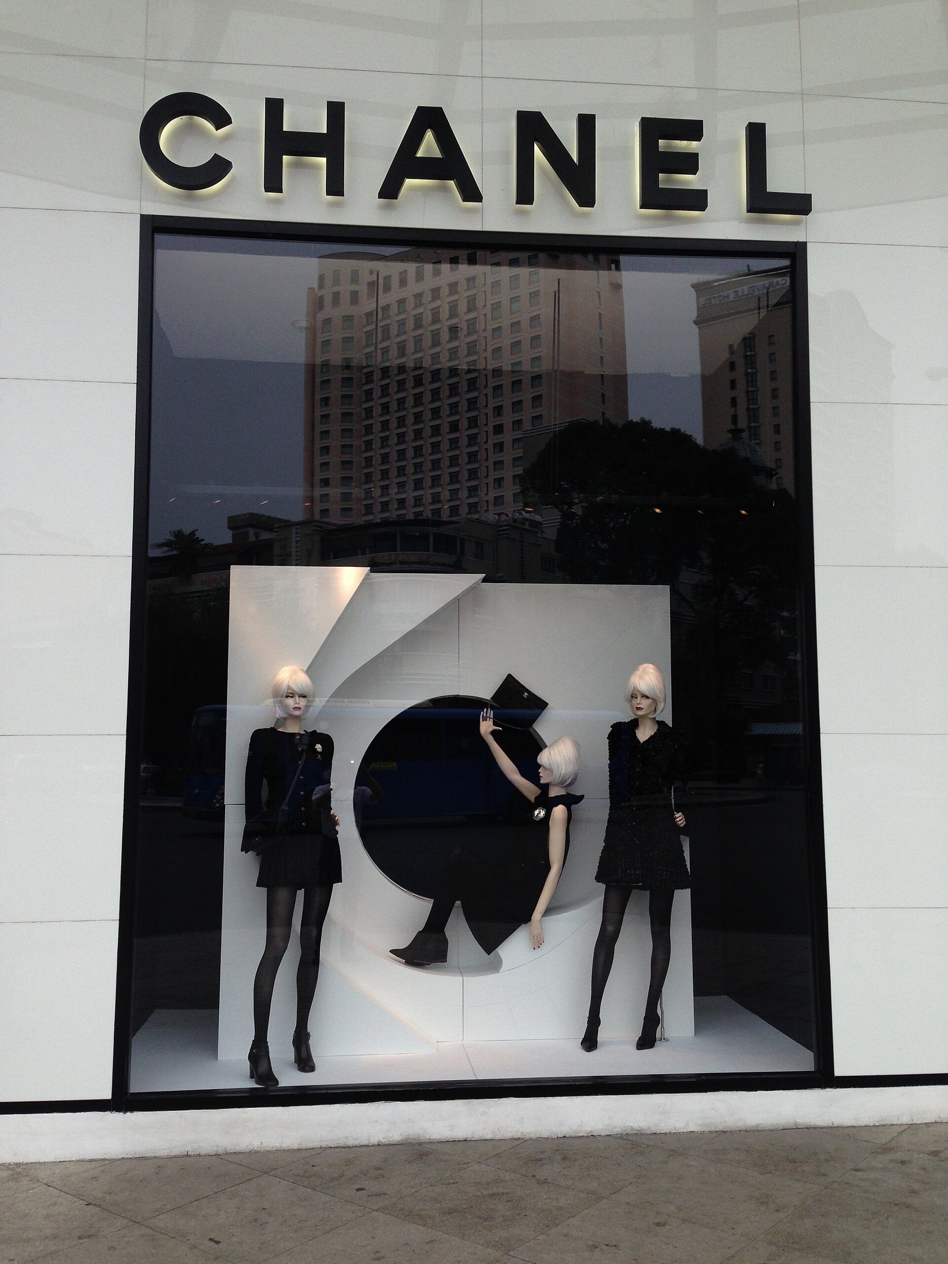 Shopping street in Ho Chi Minh City