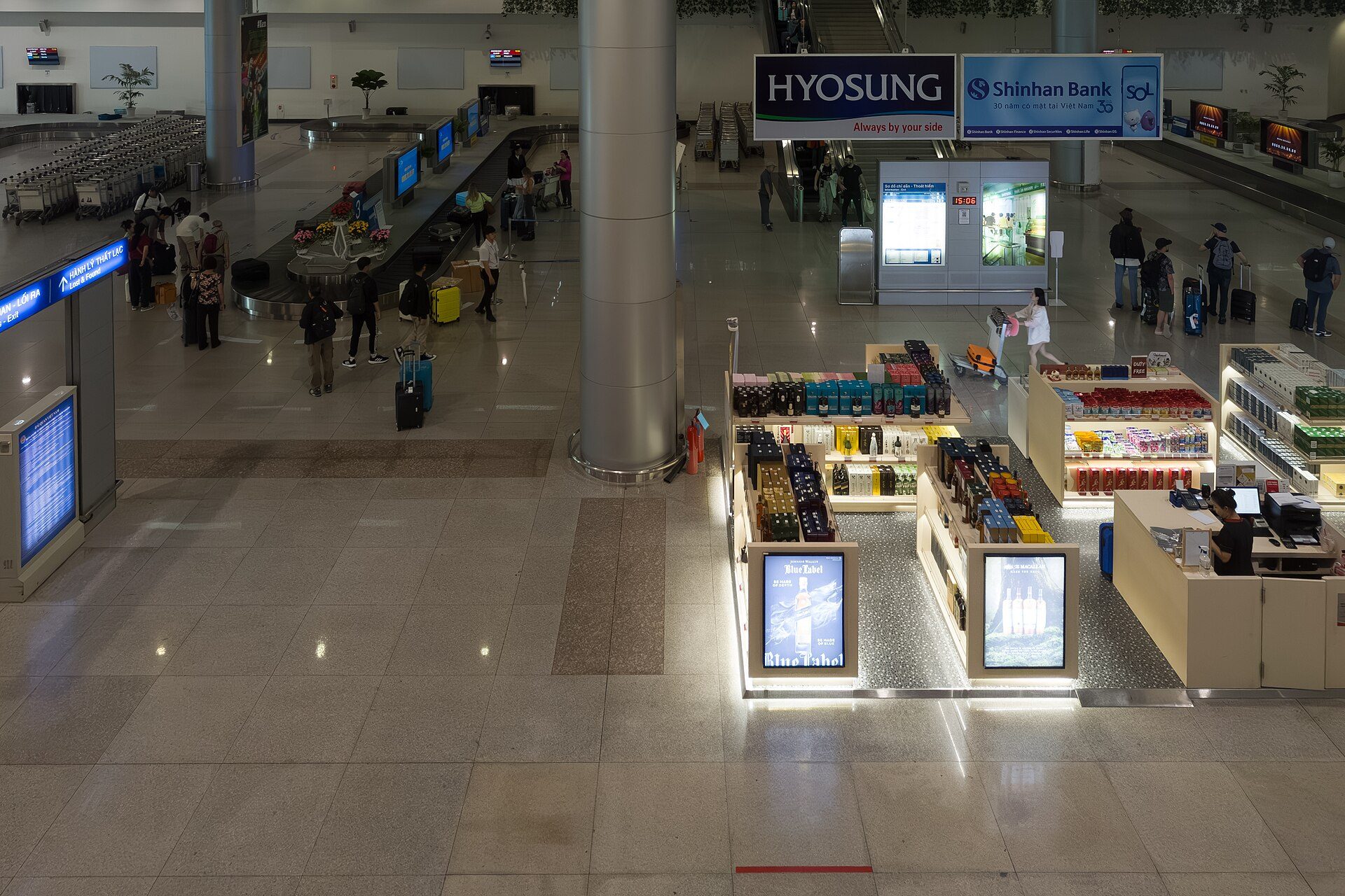 Airport arrival in Ho Chi Minh City