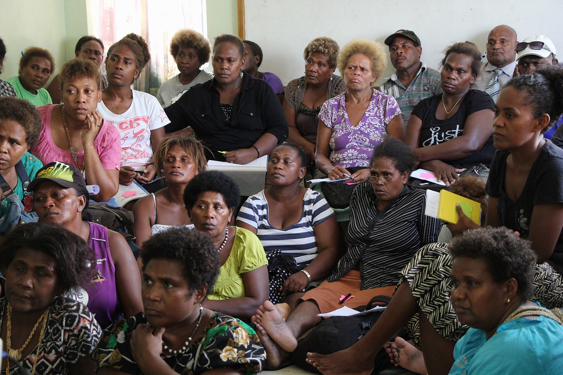 Shopping scene in Honiara