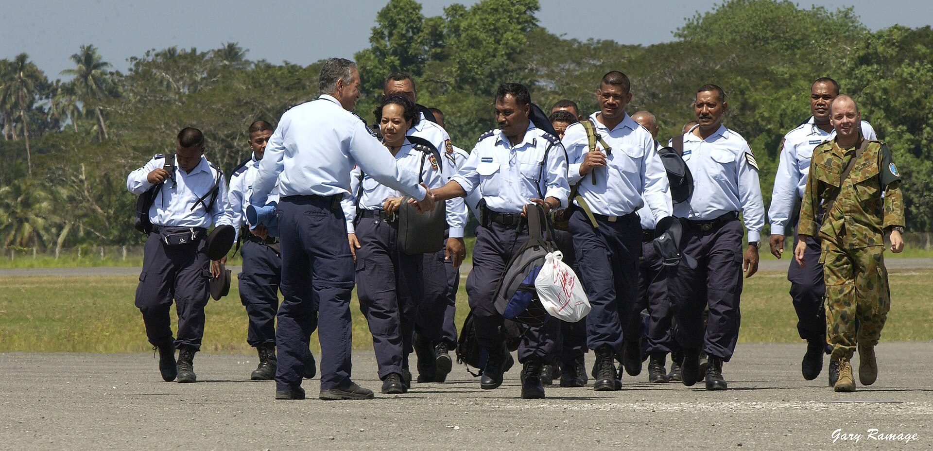Transport scene in Honiara