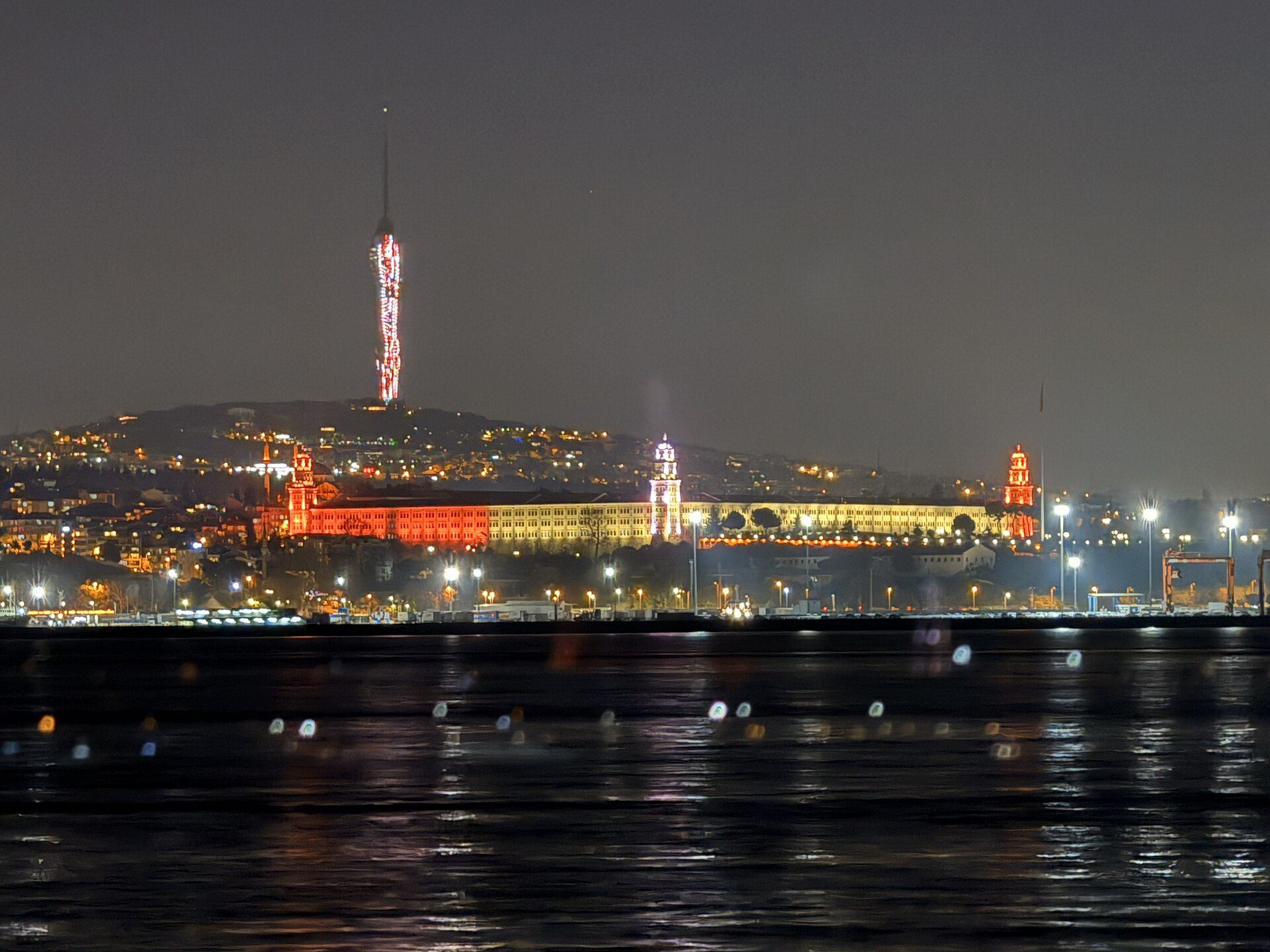 Evening scene in Istanbul