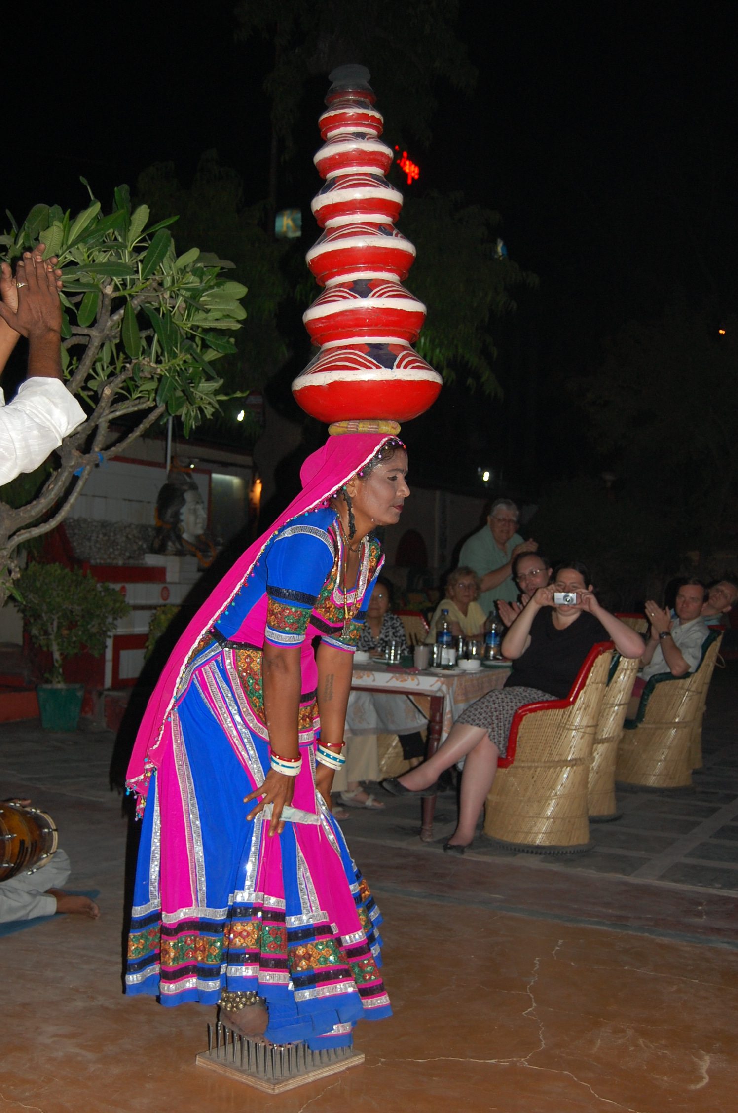 Restaurant scene in Jaipur