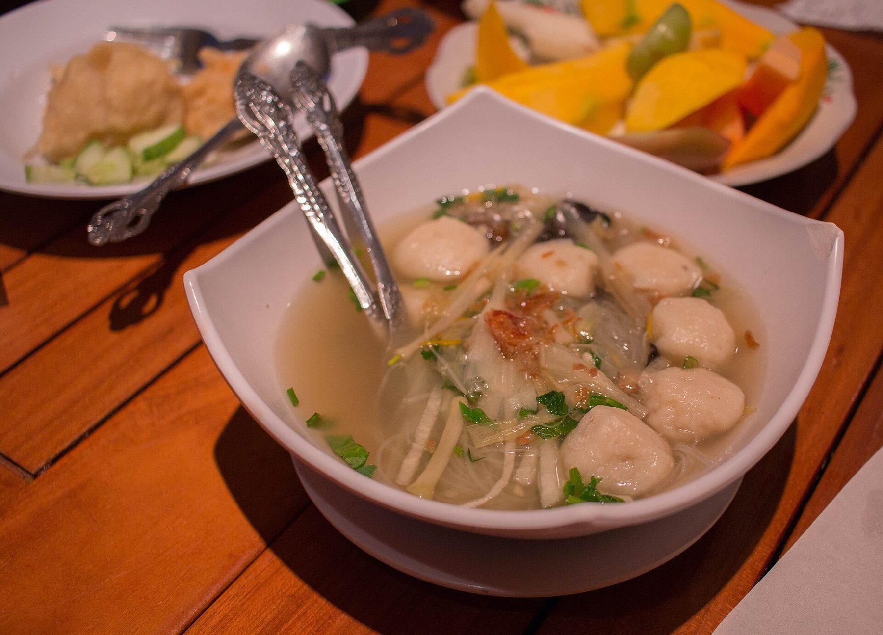 Restaurant scene in Jakarta