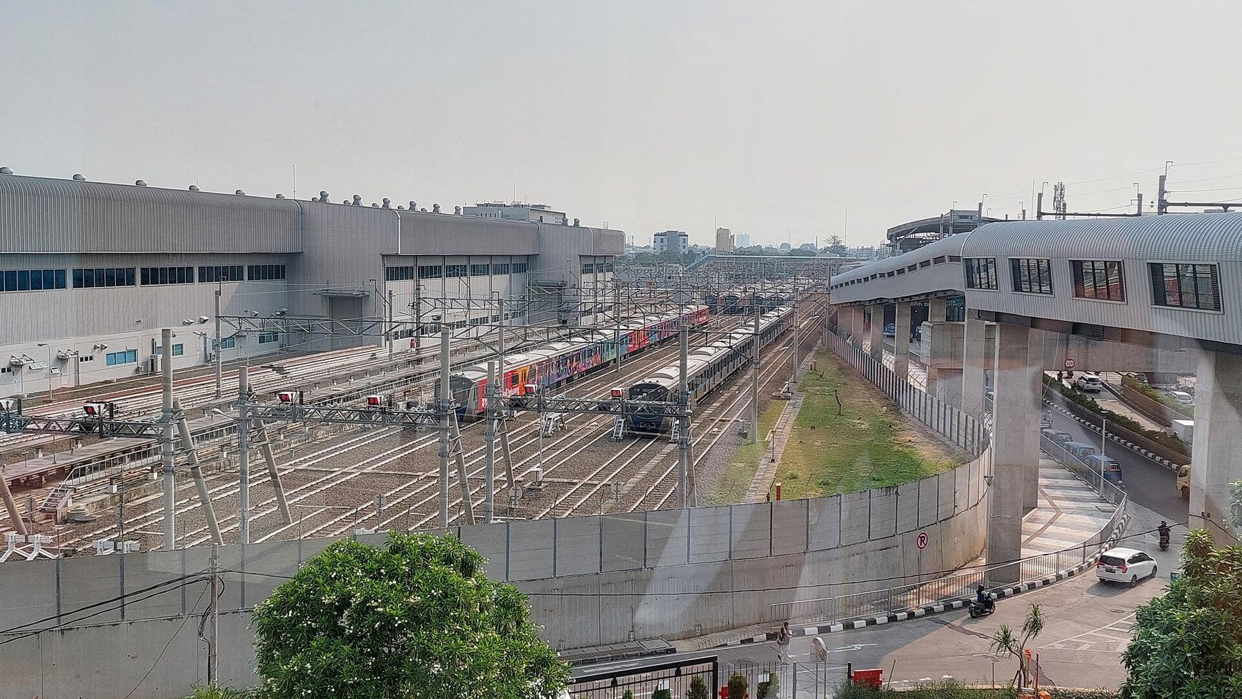 Transit scene in Jakarta