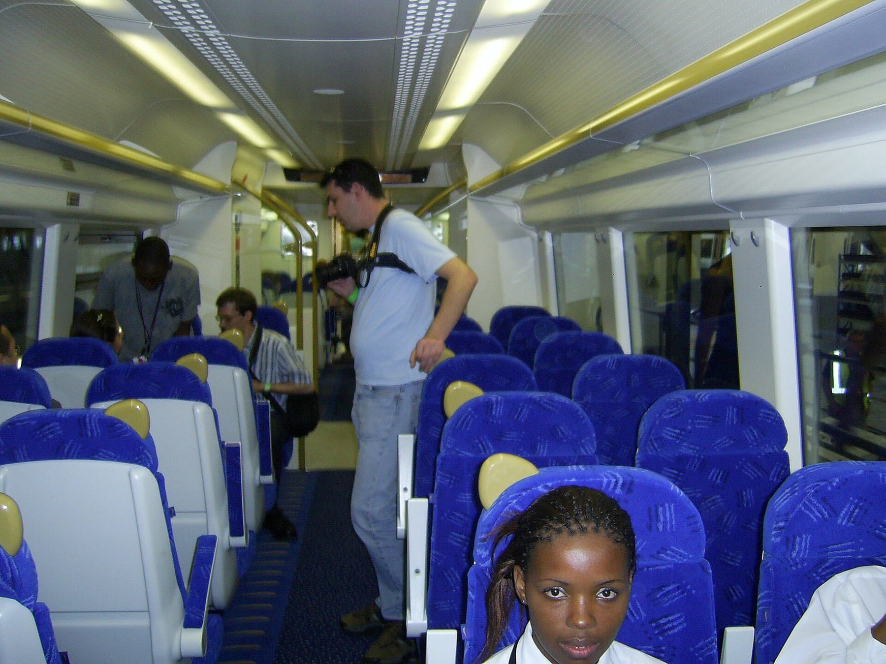 Gautrain platform in Johannesburg