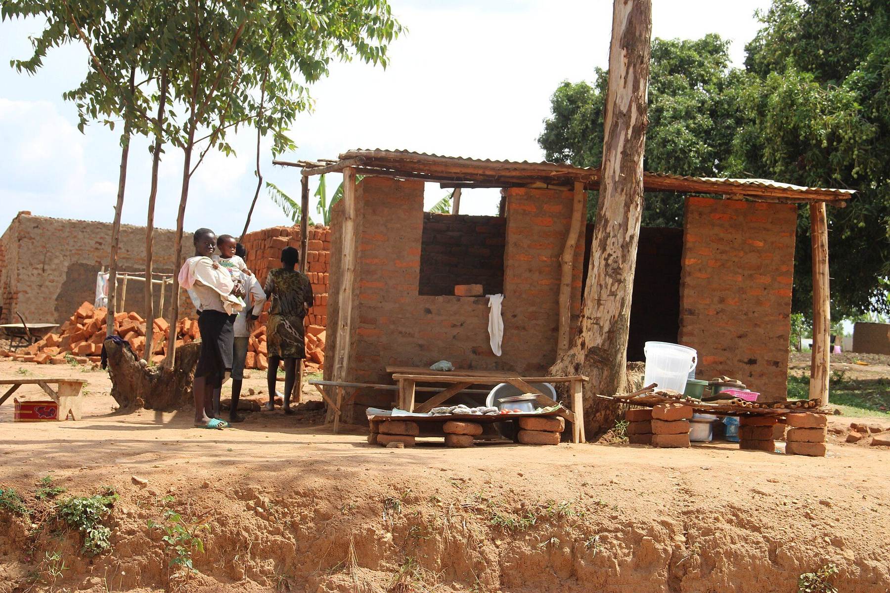 Shopping scene in Juba