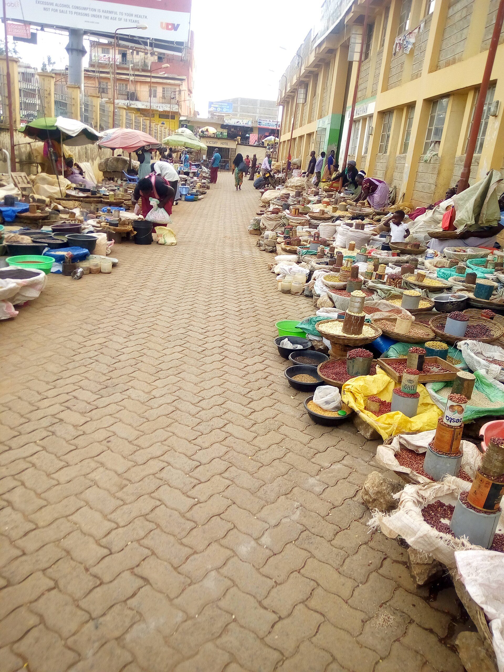 Shopping scene in Kakamega
