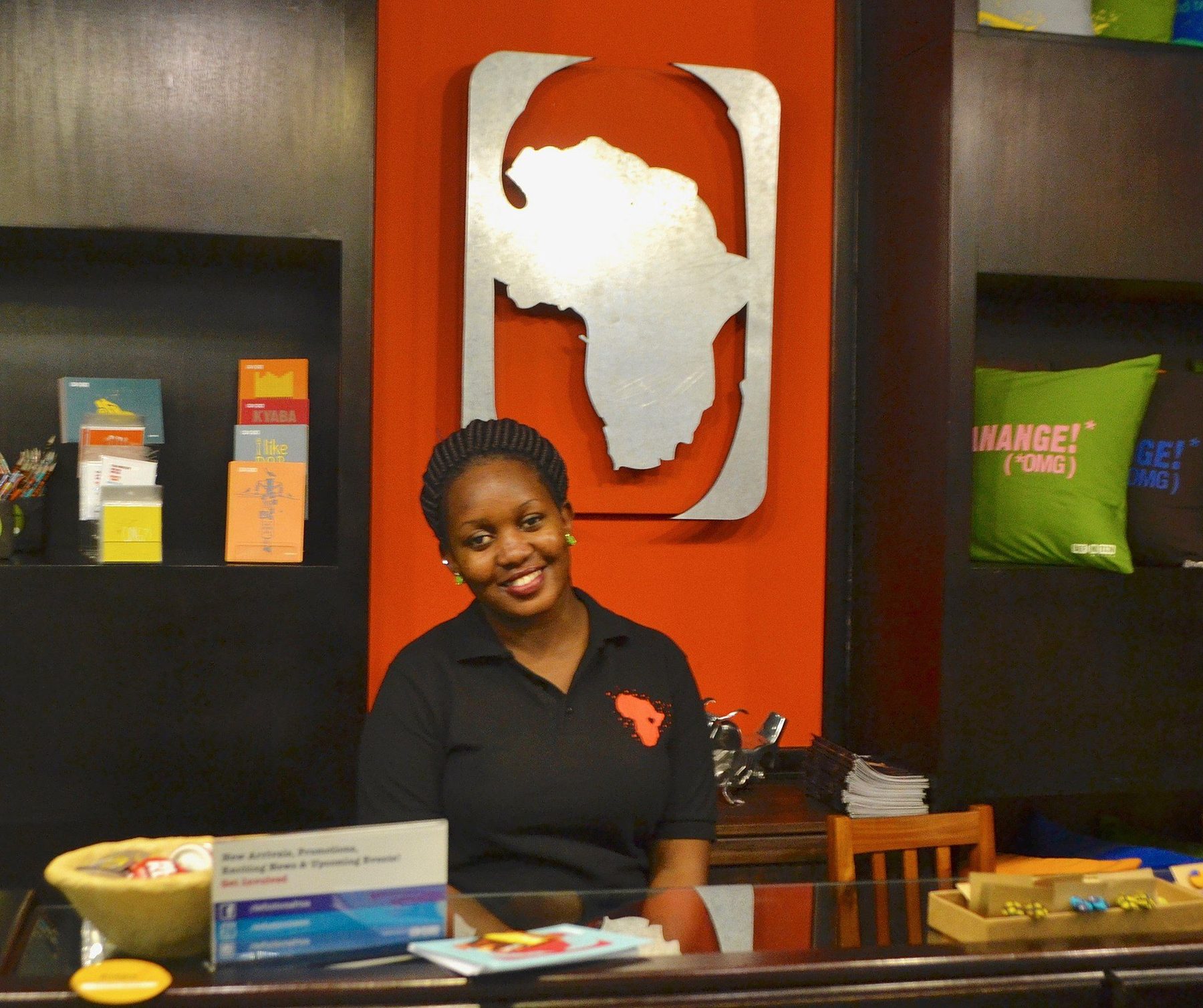 Shopping scene in Kampala