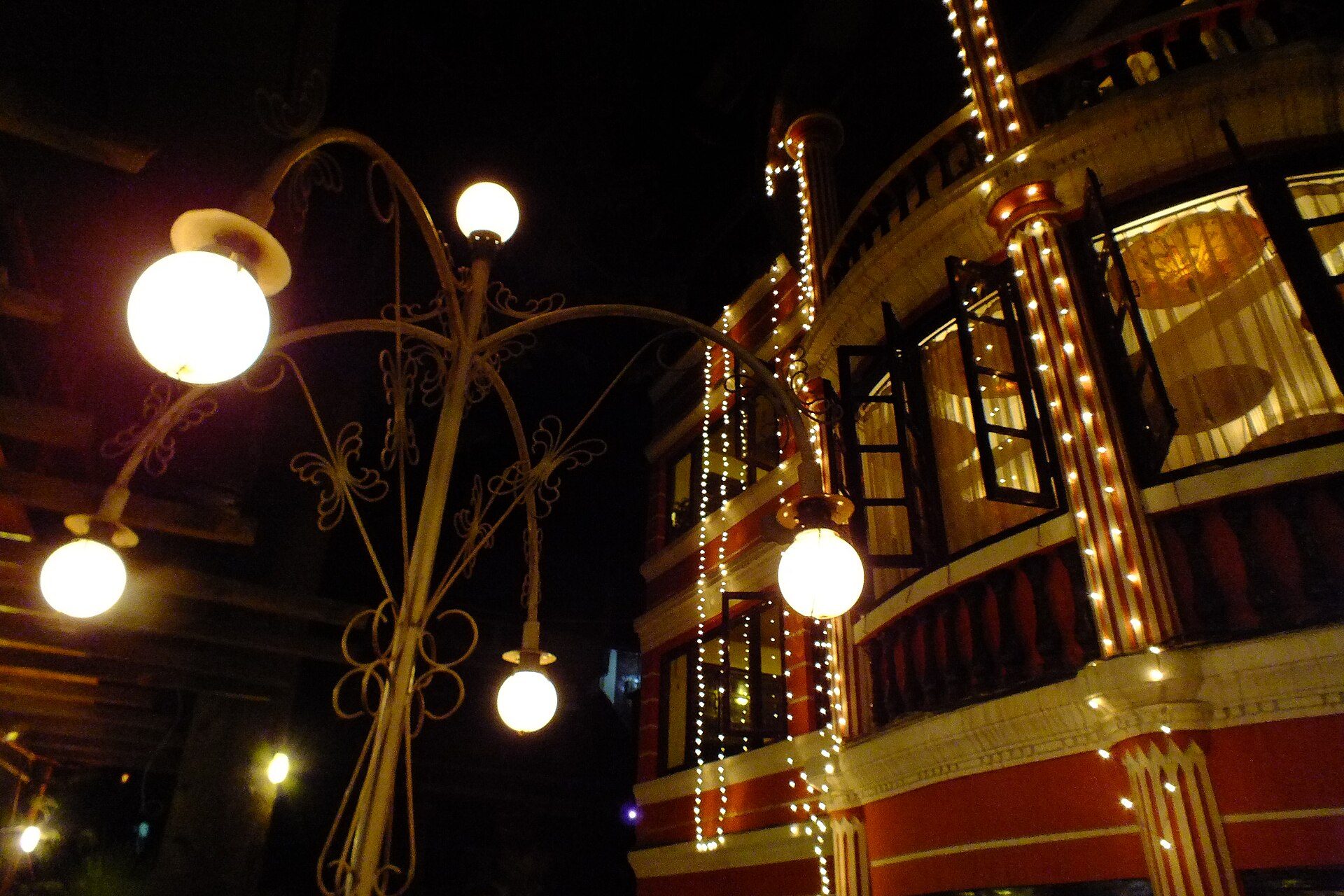 Restaurant or cafe scene in Kathmandu