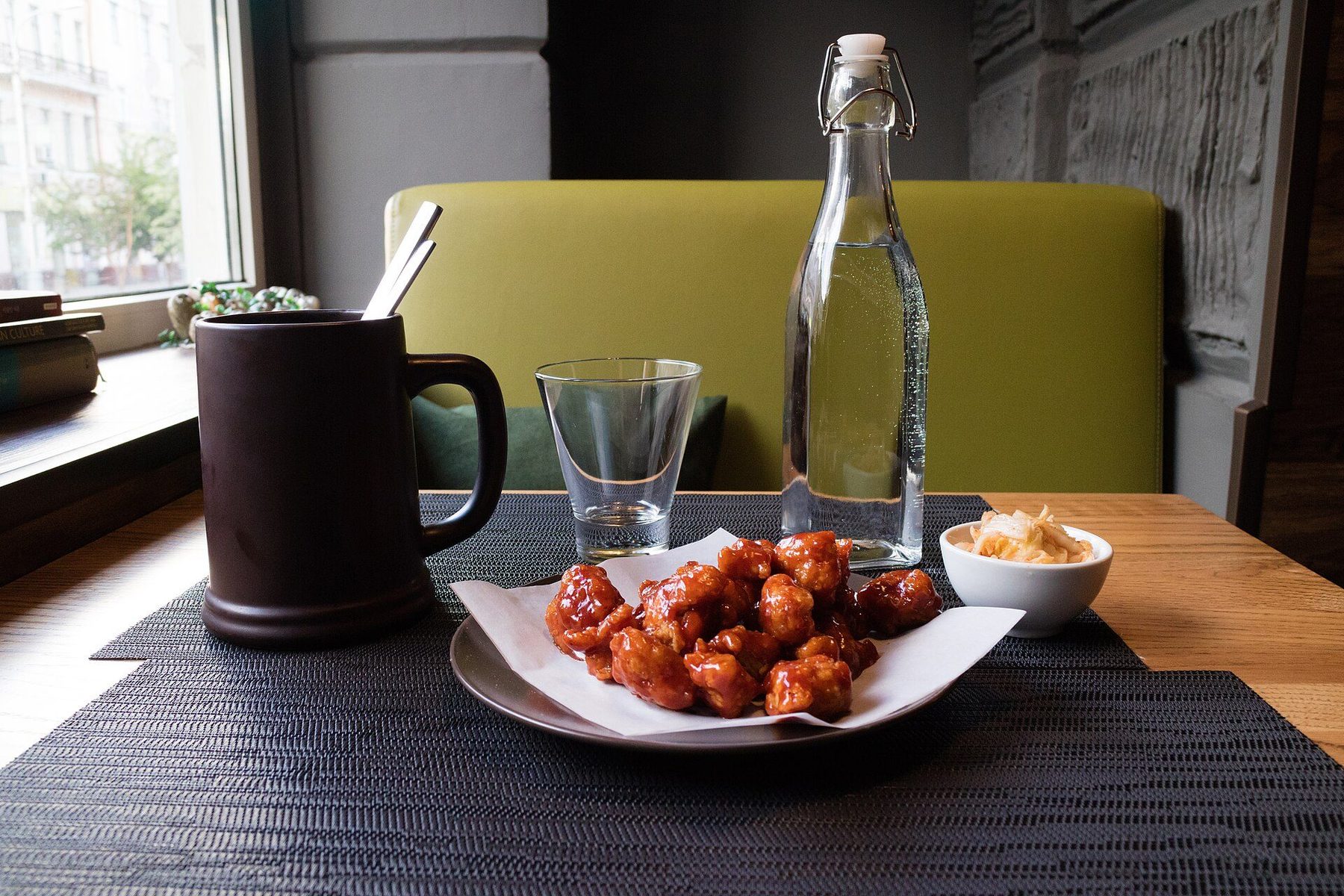 Restaurant scene in Krasnoyarsk