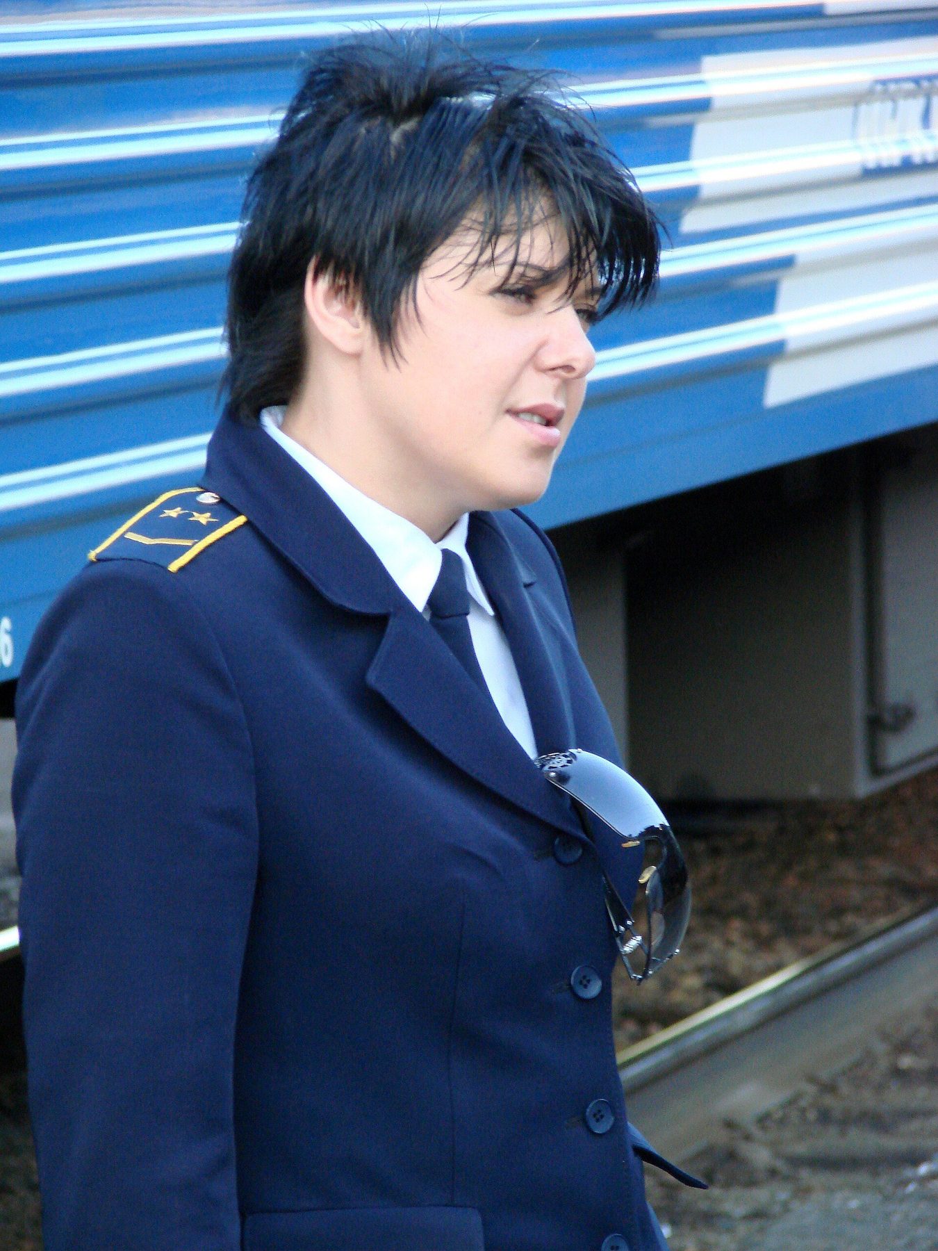 Transport scene in Krasnoyarsk