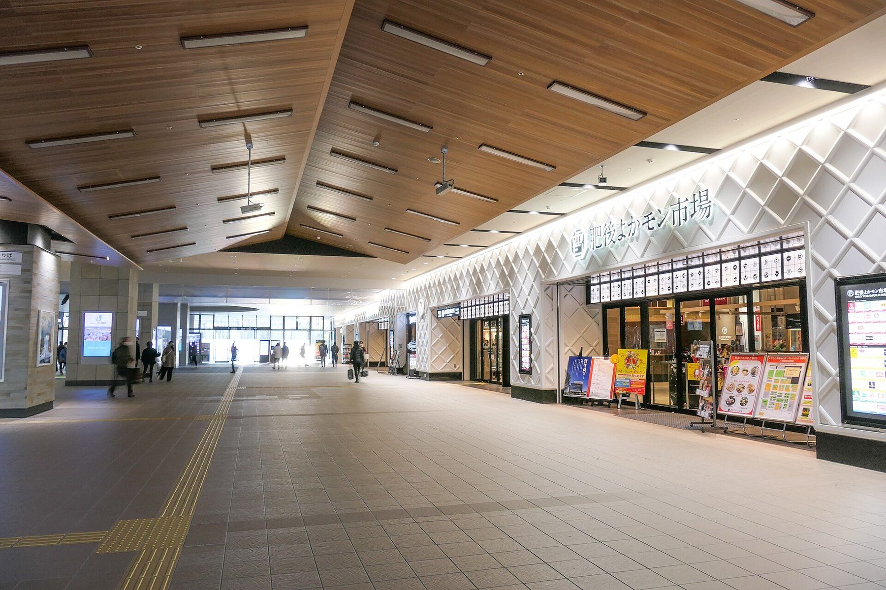 Shopping or market scene in Kumamoto