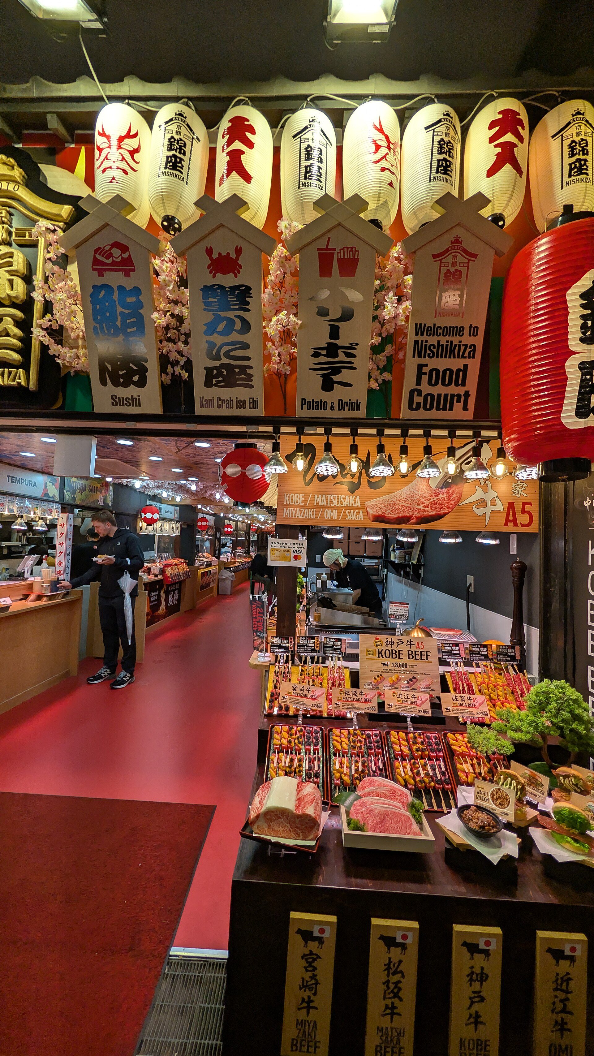 Market or shopping scene in Kyoto