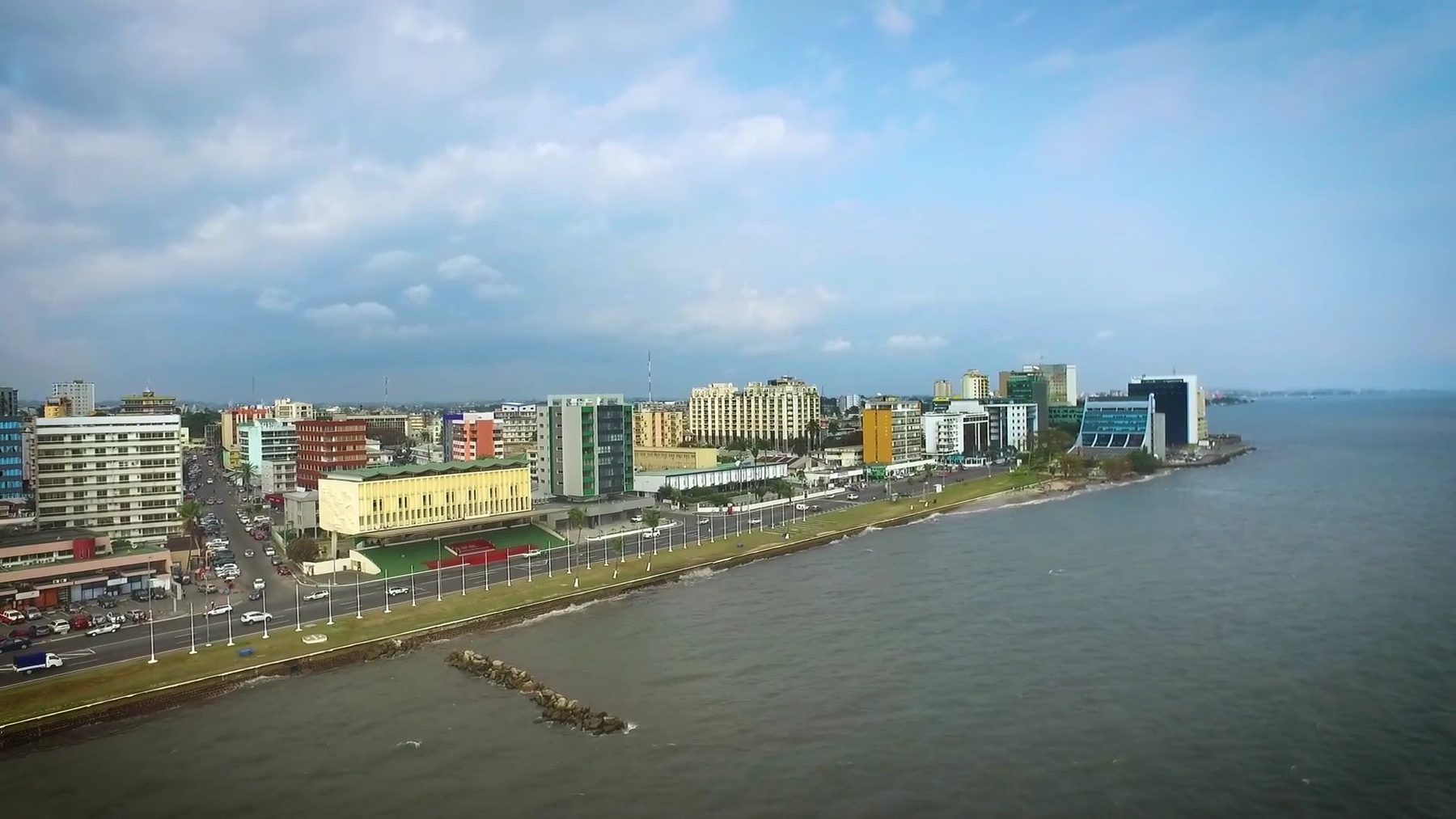 Libreville seafront route