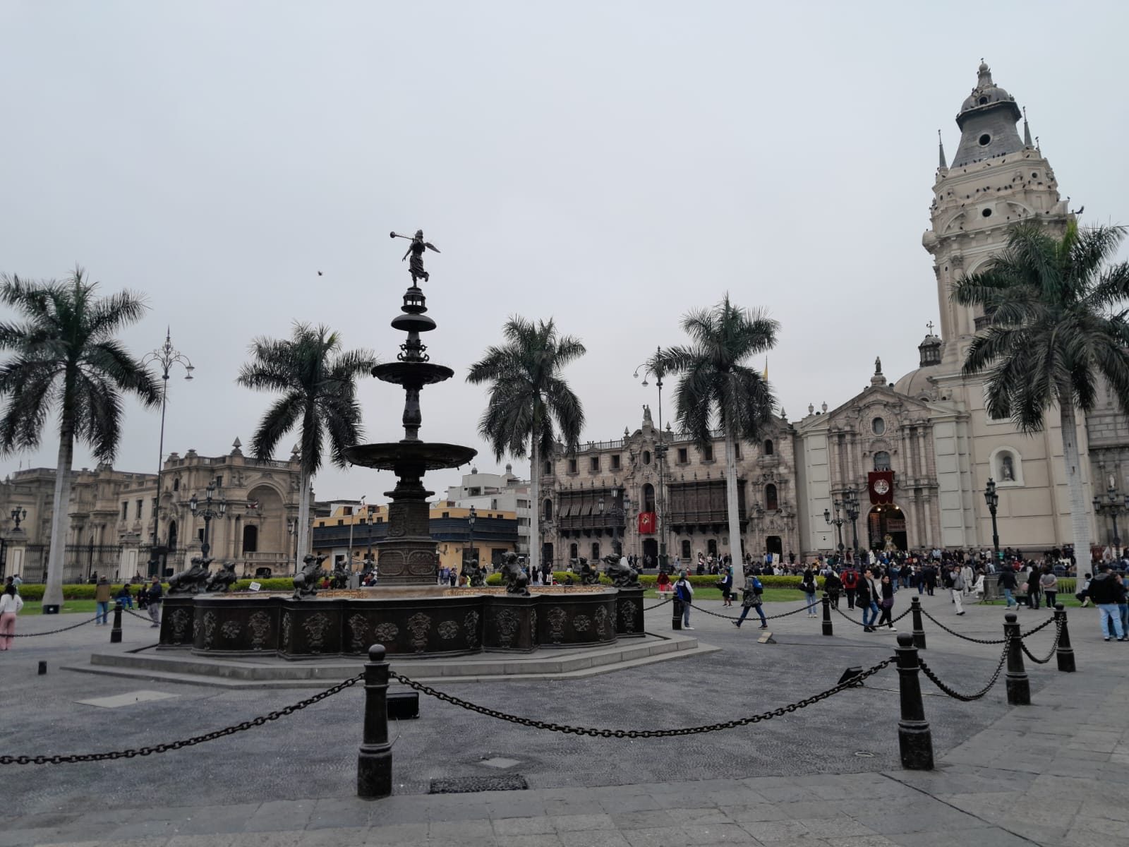 Historic square in Lima